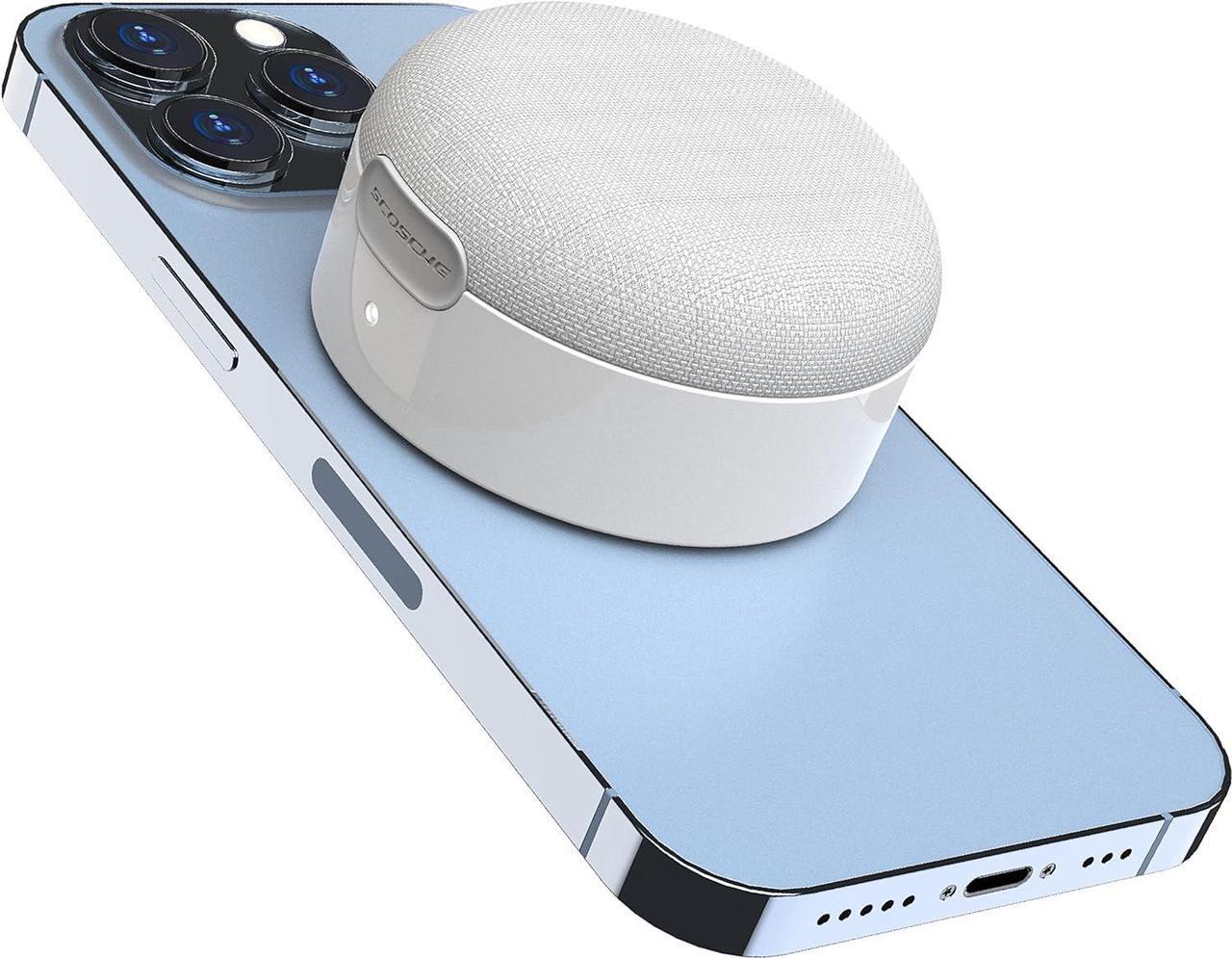 Alt view image 4 of 5 - Scosche - boomCAN MagSafe Portable Wireless Speaker - White