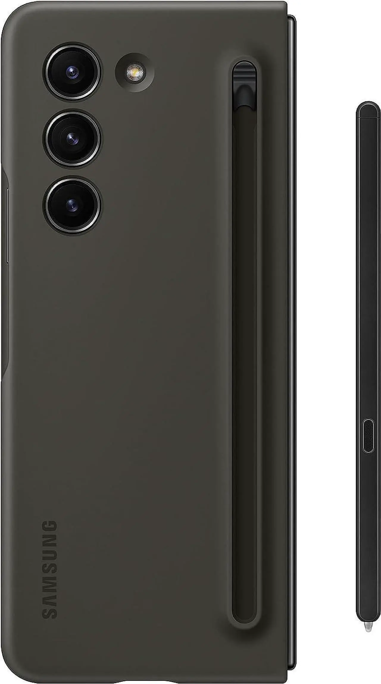 Alt view image 4 of 6 - Samsung Slim S-Pen Cover Black - Samsung Galaxy Z Fold5