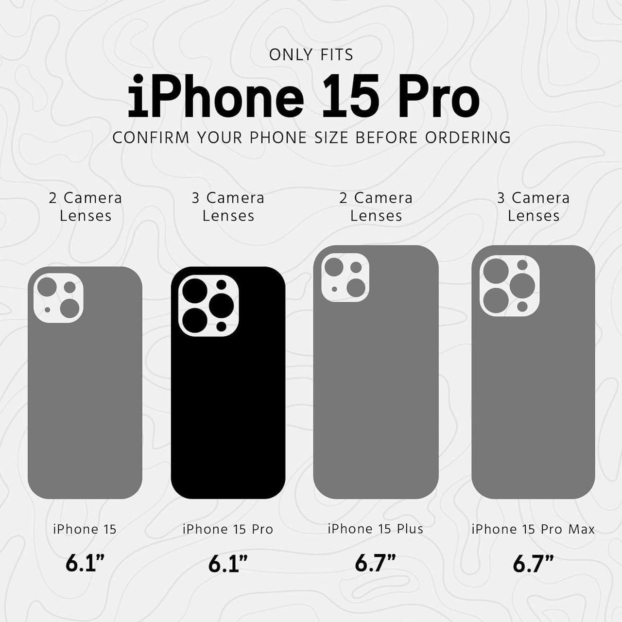 Alt view image 3 of 4 - Pelican Protector Series - iPhone 15 Pro Case 6.1" [Compatible with MagSafe] Magnetic Phone Case with Anti-Scratch Tech [16ft MIL-Grade Drop Protection] Protective Cover for iPhone 15 Pro - Black