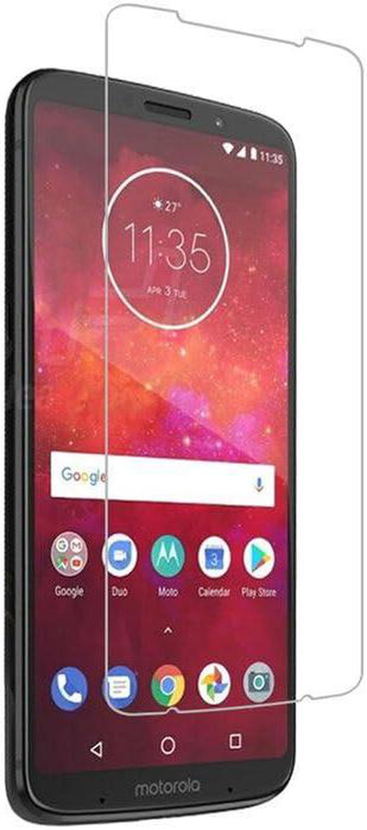 Alt view image 3 of 3 - Bodyguard Pure 2 Tempered Aluminosilcate Glass Screen Protector for Moto Z3 Pla