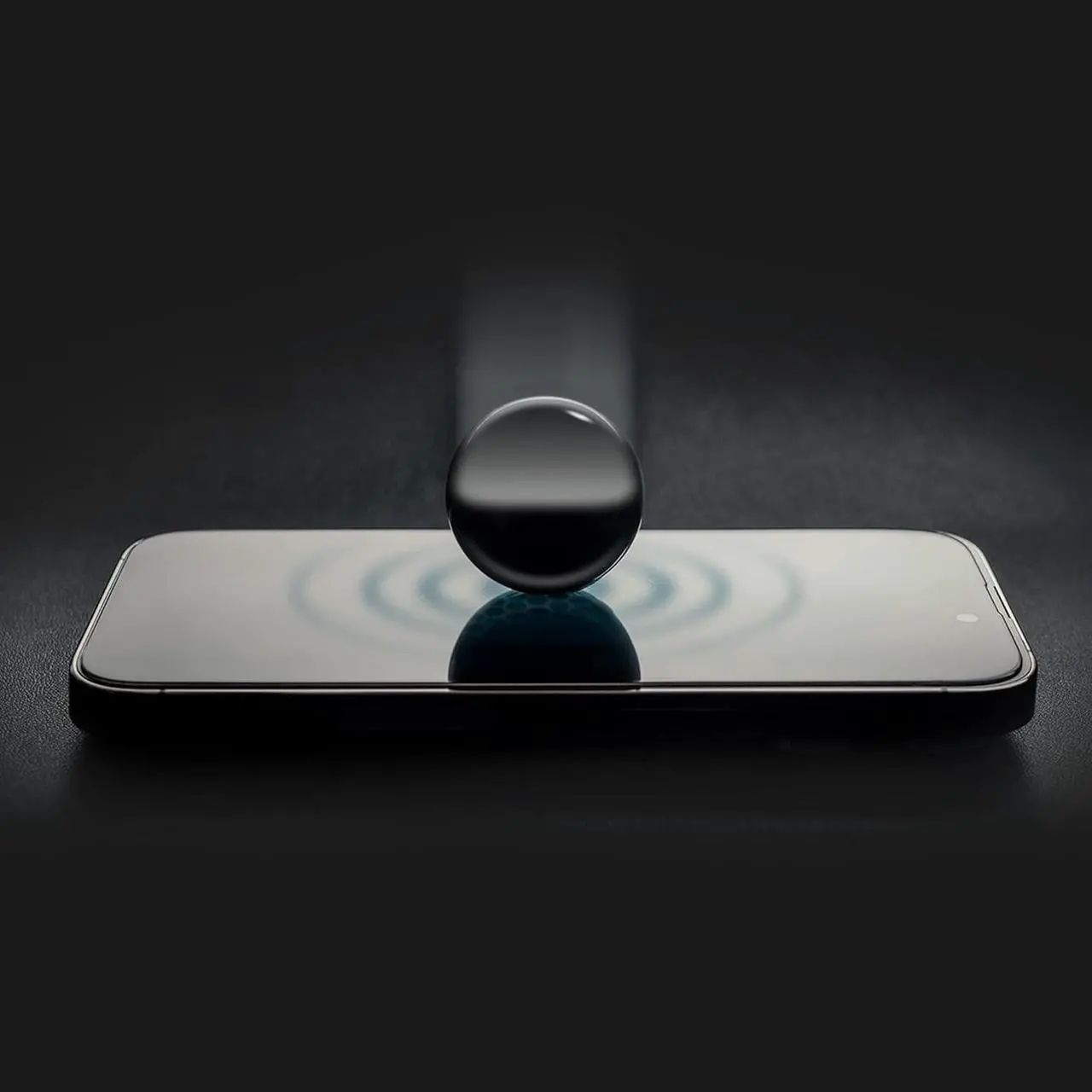 Alt view image 2 of 5 - BodyGuardz Apex Tempered Glass Screen Protector - iPhone 15 Pro Max/15 Plus