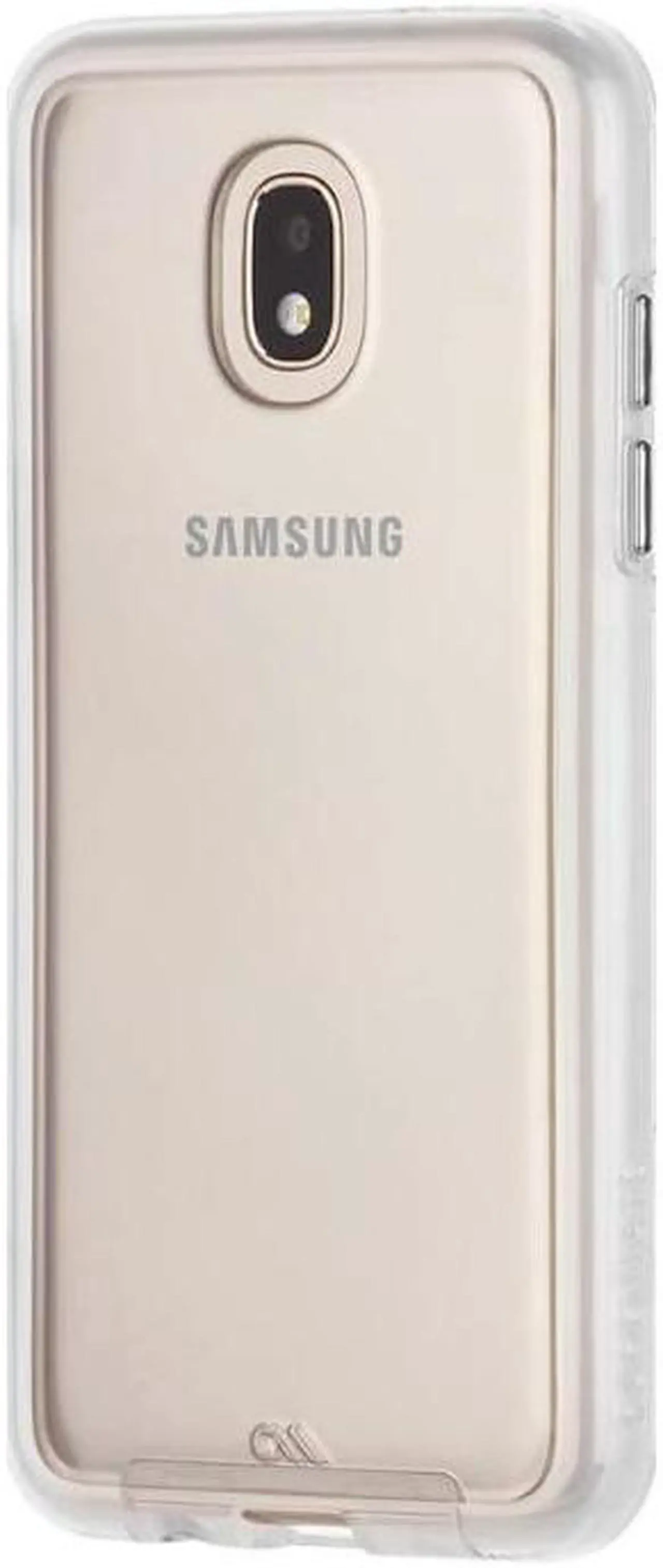 Alt view image 2 of 5 - Case-Mate Samsung J3 Case - Naked Tough - Cell Phone Case for J3, Eclipse 2, J3 Mission 2, J3 Star, Express Prime 3, Amp Prime 3 - Clear