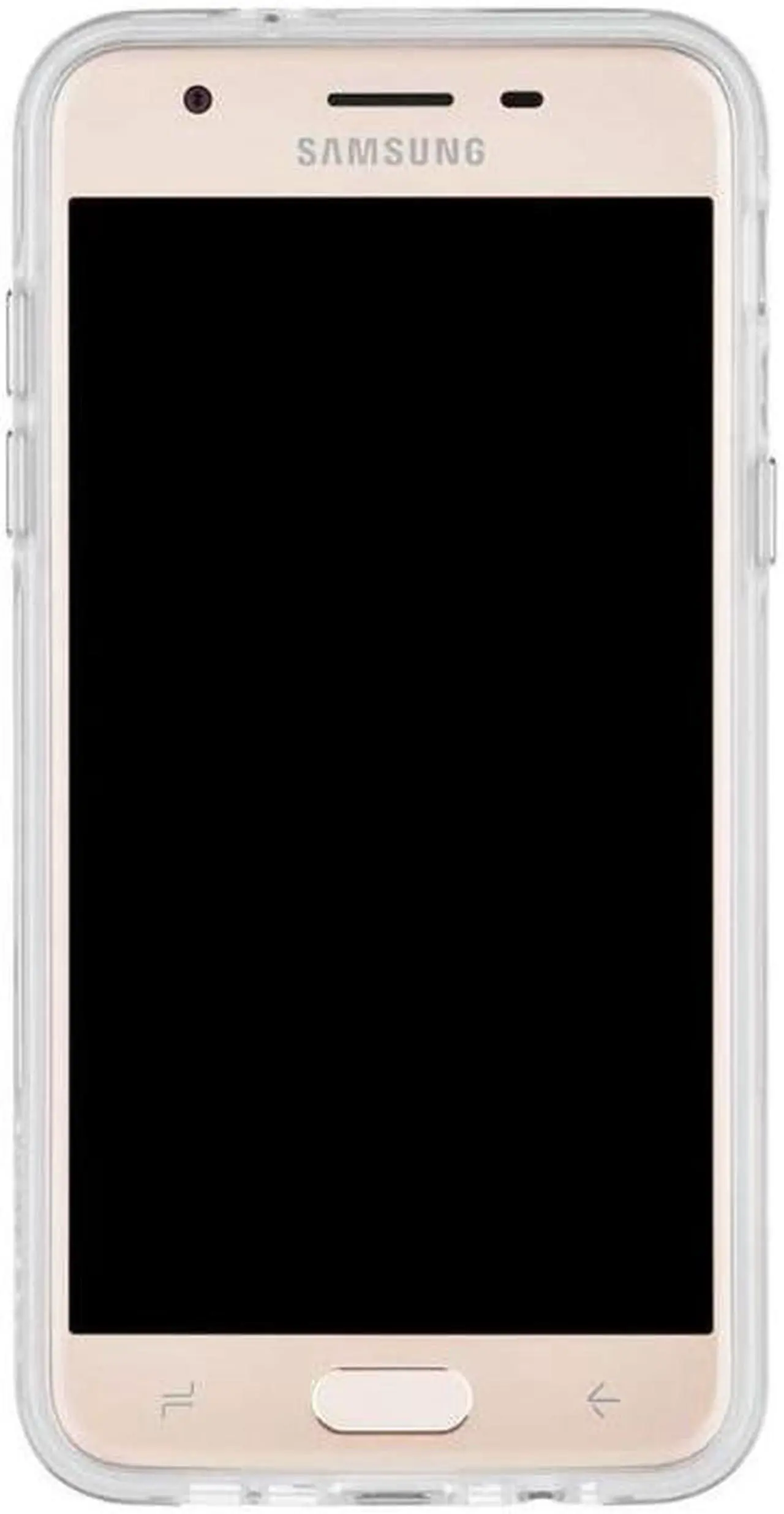 Alt view image 3 of 5 - Case-Mate Samsung J3 Case - Naked Tough - Cell Phone Case for J3, Eclipse 2, J3 Mission 2, J3 Star, Express Prime 3, Amp Prime 3 - Clear