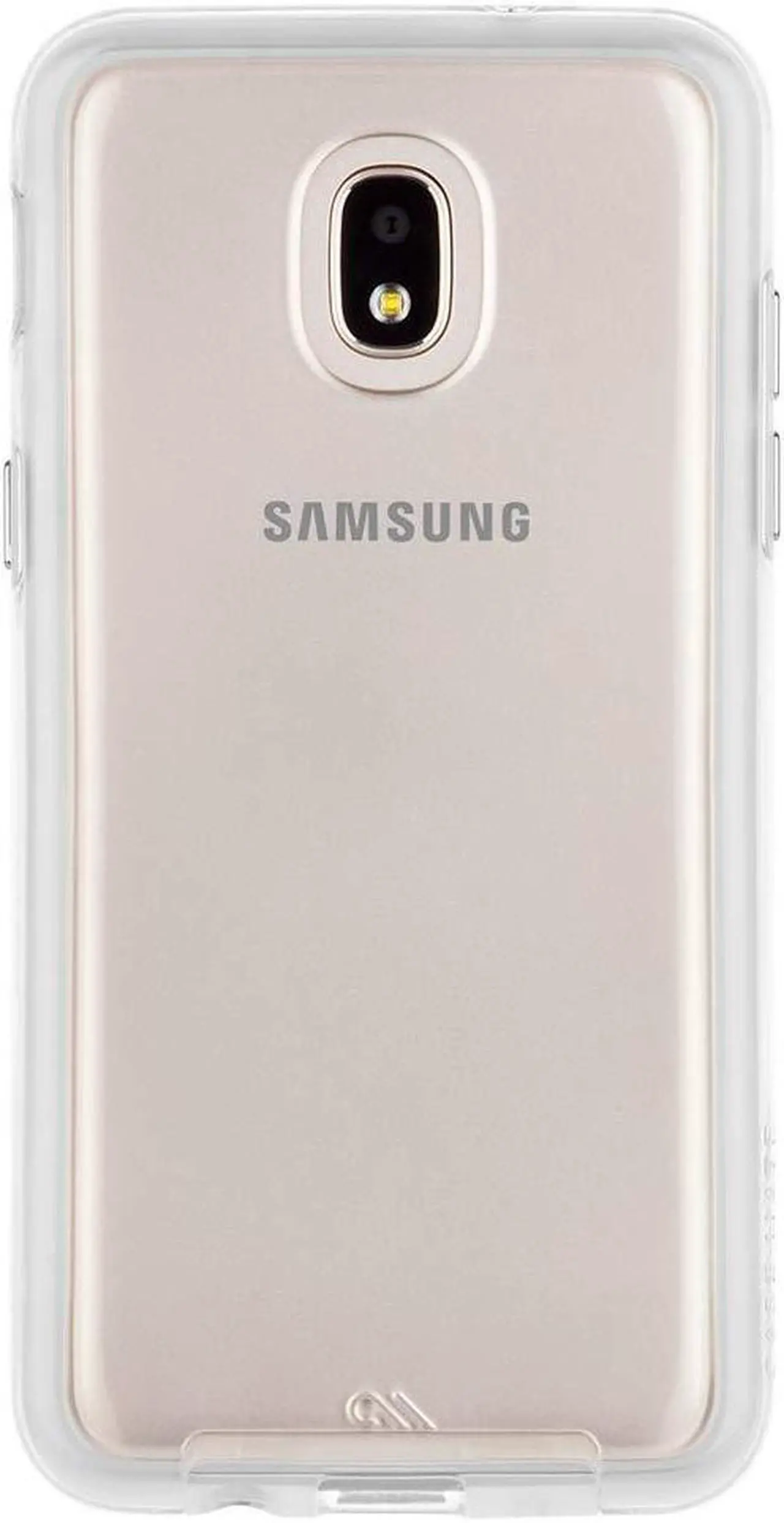 Alt view image 4 of 5 - Case-Mate Samsung J3 Case - Naked Tough - Cell Phone Case for J3, Eclipse 2, J3 Mission 2, J3 Star, Express Prime 3, Amp Prime 3 - Clear