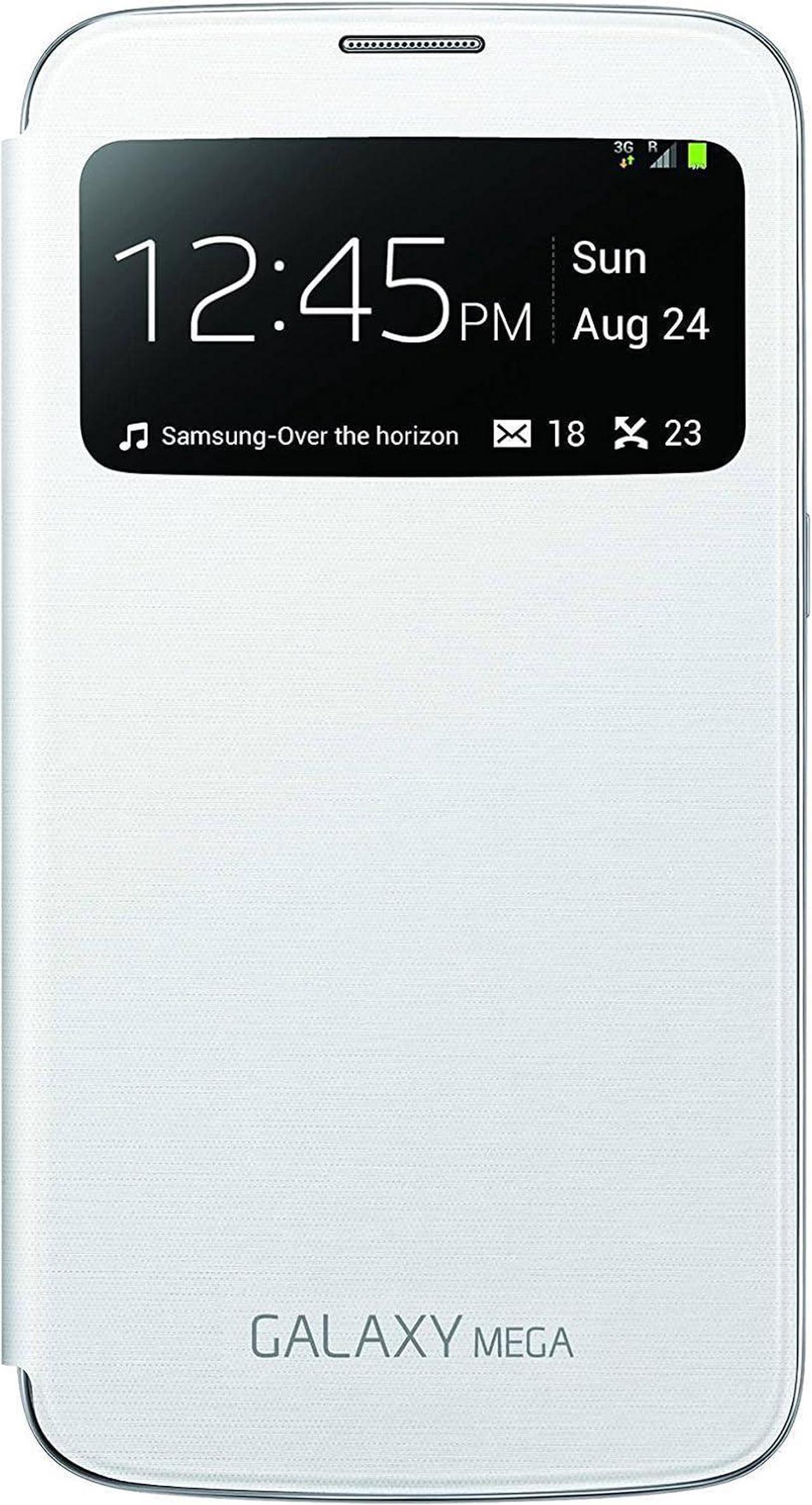Main image of Official Samsung Galaxy Mega 6.3 S-View Premium Cover Case - White