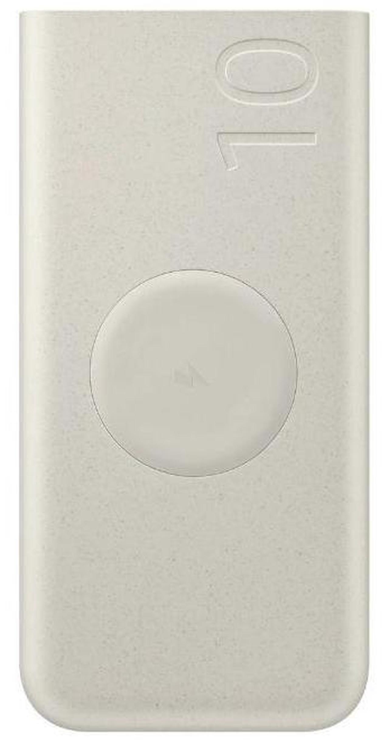 Alt view image 2 of 3 - Samsung 25W Super-Fast Wireless Charging Battery Pack 10,000mAh Capacity I Color: Beige