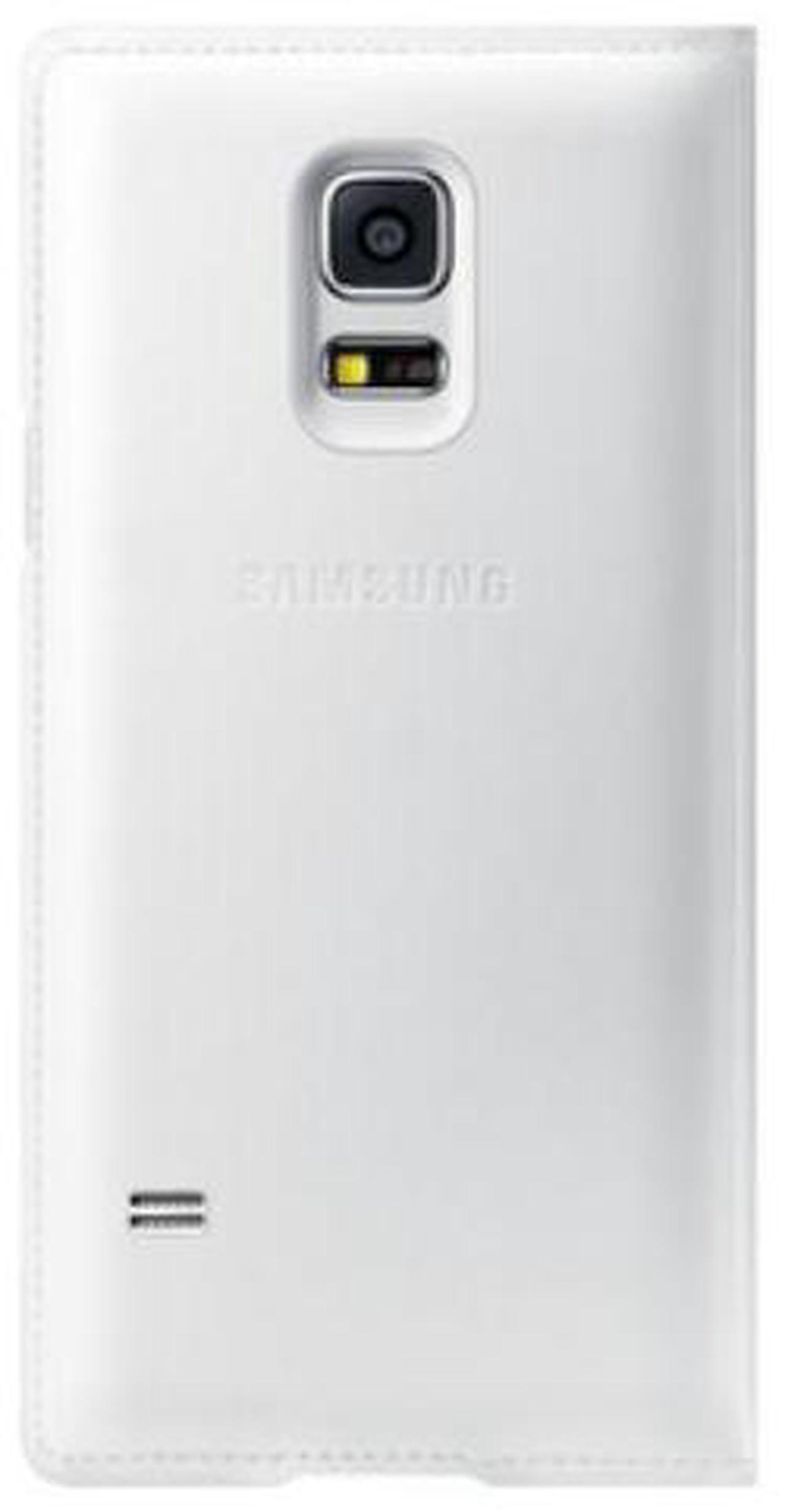 Alt view image 2 of 3 - Samsung Galaxy S5 Case S View Flip Cover Folio I Color: White
