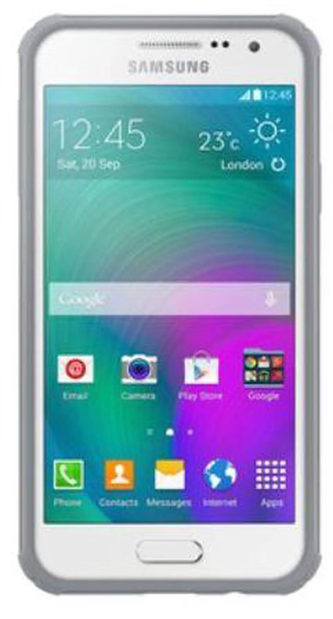 Alt view image 3 of 3 - Samsung Galaxy A3 Protective Cover I Color: Grey