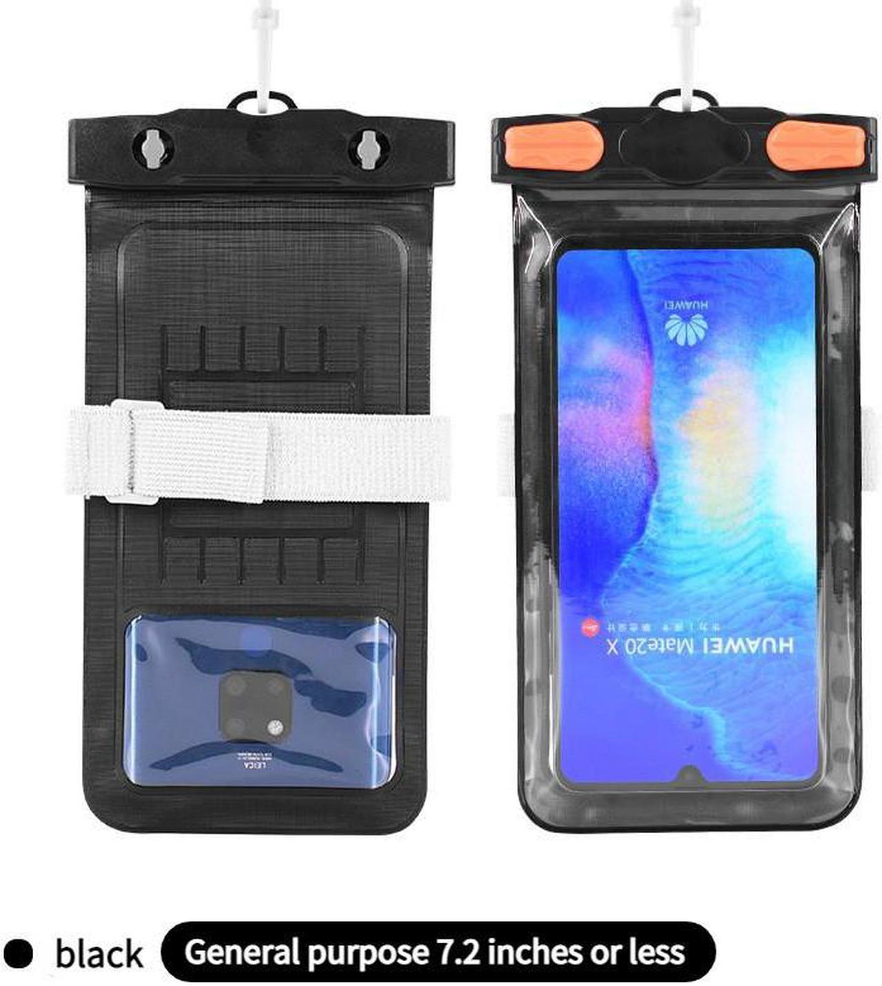 Main image of Universal Waterproof Case,Honfomy Waterproof Phone Pouch Compatible for iPhone 13 12 11 Pro Max XS Max Samsung Galaxy s10 Google Up to 7.0", IPX8 Cellphone Dry Bag for Vacation-2 Pack