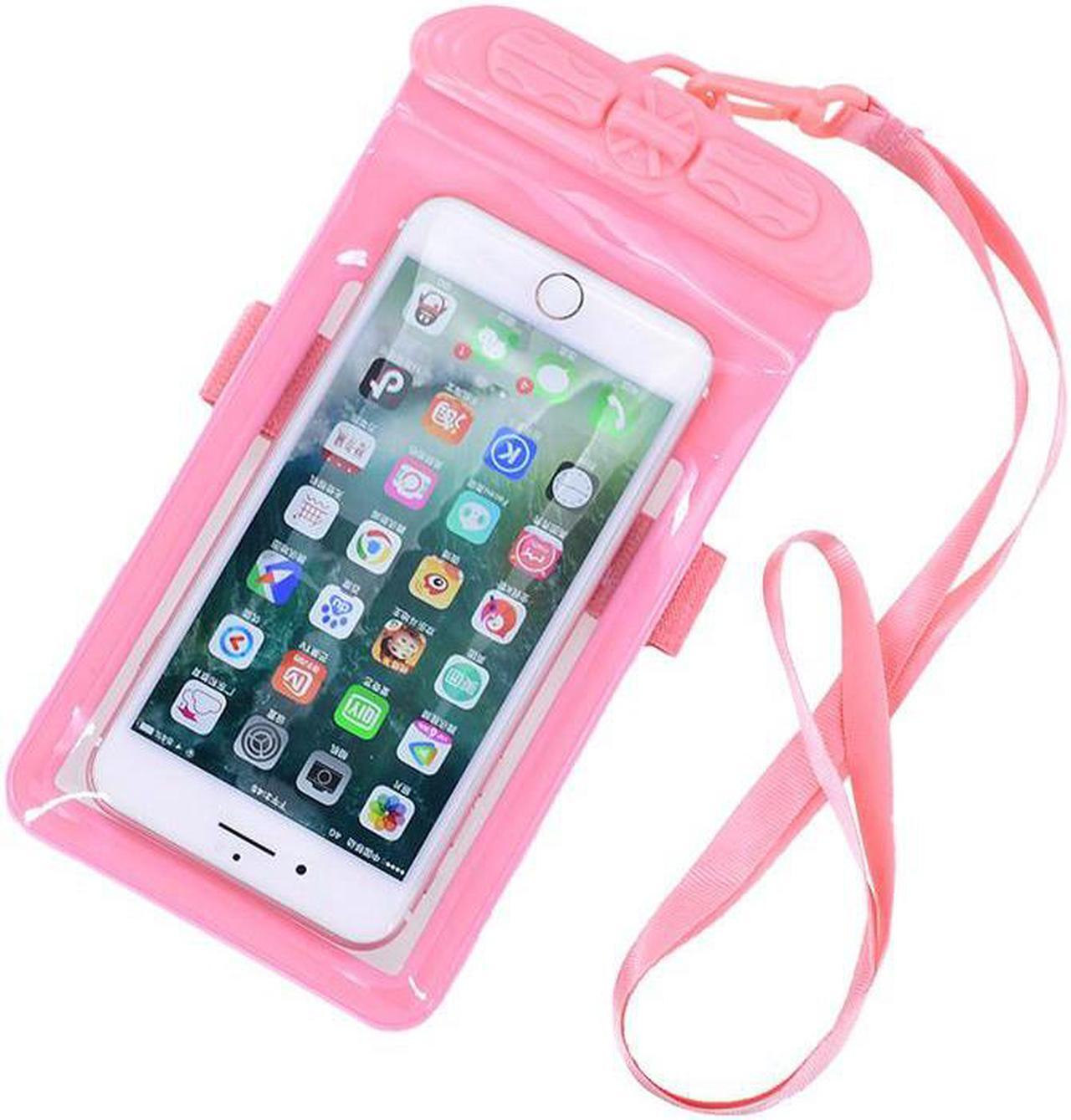 Alt view image 4 of 5 - Universal Waterproof Case,Honfomy Waterproof Phone Pouch Compatible for iPhone 13 12 11 Pro Max XS Max Samsung Galaxy s10 Google Up to 7.0", IPX8 Cellphone Dry Bag for Vacation-2 Pack