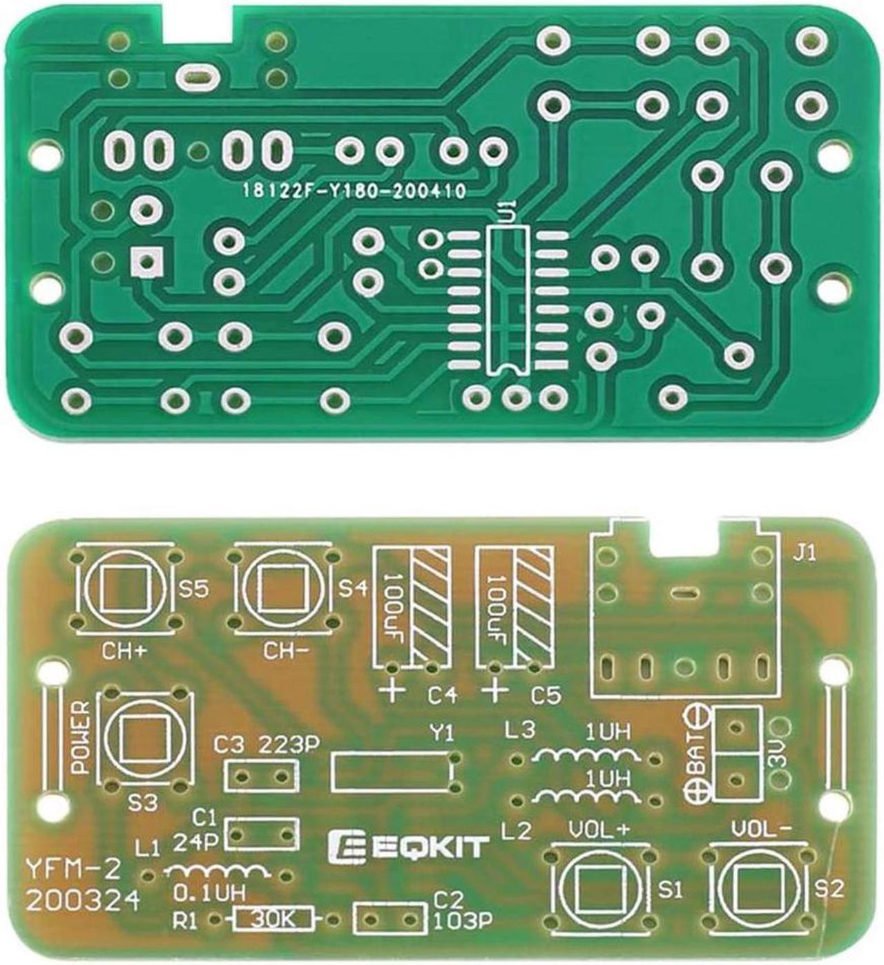 Alt view image 4 of 5 - 76-108MHz FM Stereo Radio DIY Kit Wireless FM Transmitter Module Frequency Modulation Electronics Soldering Practice Project