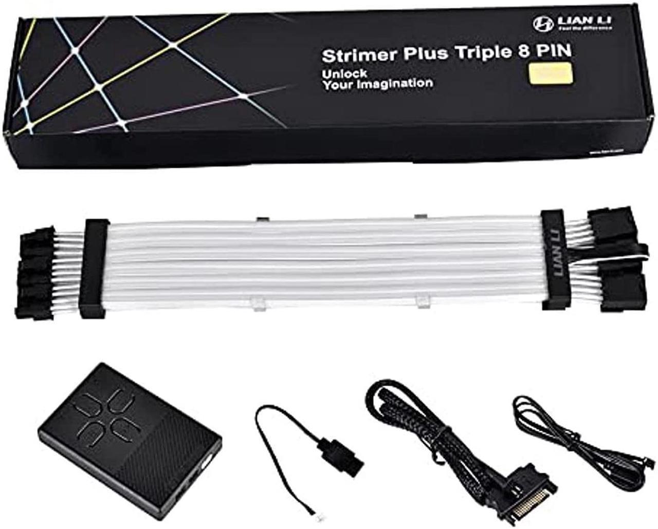 Lian Li STRIMER+ Triple 8-PIN GPU RTX 30 Series Extension Cable ( Only Compatible with GPU RTX 30 Series )