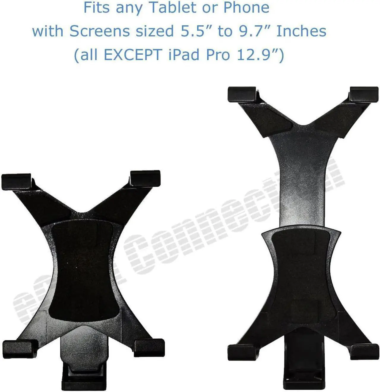 Alt view image 5 of 5 - Acuvar Tablet Holder Tripod Mount (Universal) fits iPad Tablets and Other Tablets + an eCostConnection Microfiber Cloth