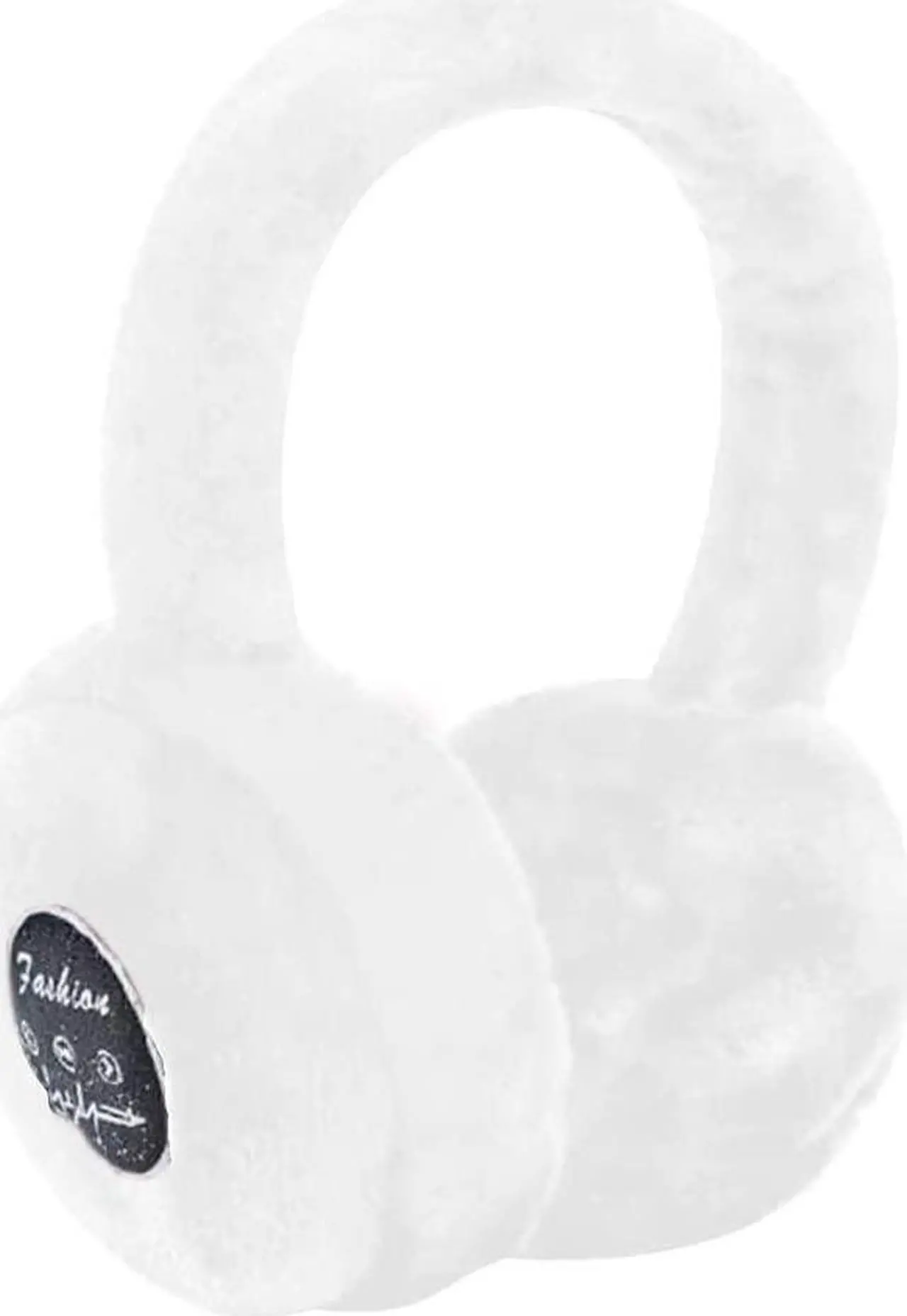 Main image of Acuvar Wireless Bluetooth 5.0 Rechargeable Over The Ear Headphone Earmuffs with Extra Soft and Warm Fabric, Microphone, Powerful Surround Stereo Bass and Passive Noise Cancelling White