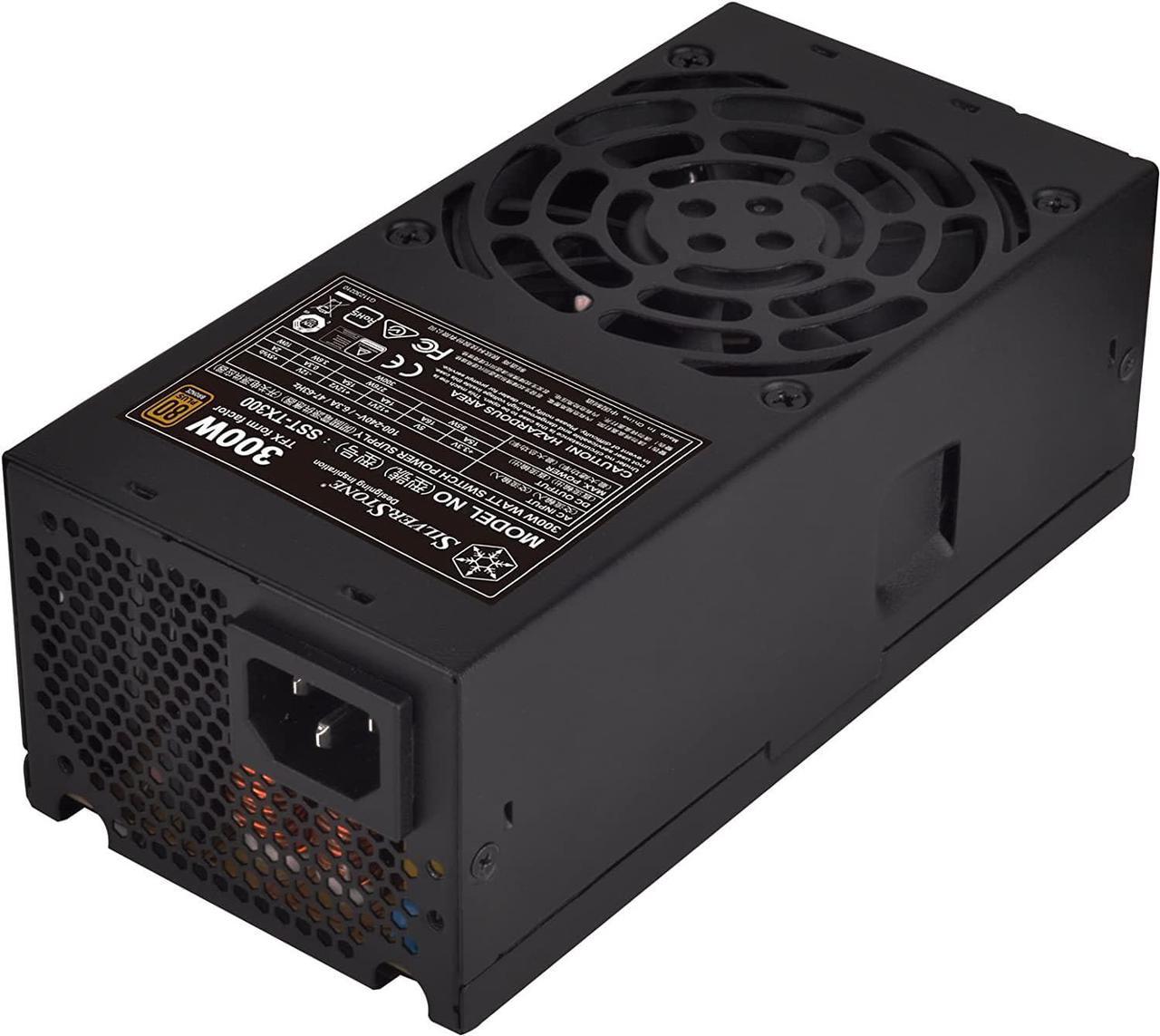 SilverStone Technology 300 Watt TFX Computer Power Supply with 80 Plus Bronze and One PCIe Connector SST-TX300-USA