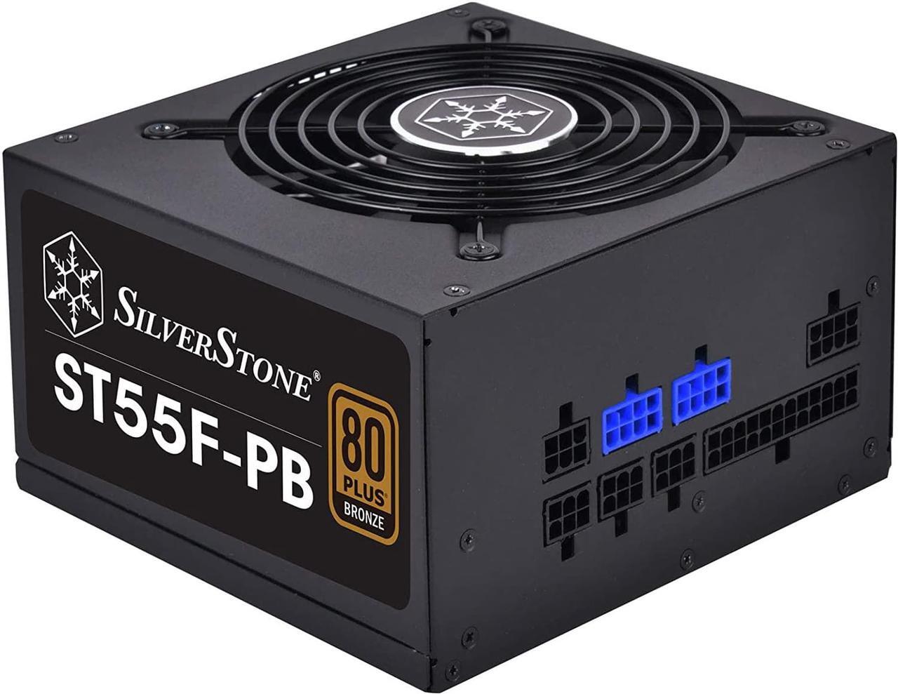 Alt view image 3 of 9 - 550W, ATX, single +12V rails with 42.5A output, Silent 120mmFan with 18dBA, efficiency 80Plus Bronze certification, fully modular cable, 140mm depth, 2x8/6pin PCI-E.