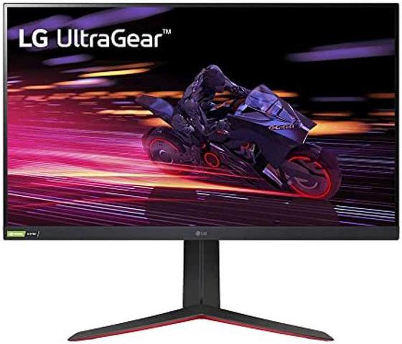 LG UltraGear QHD 32-Inch Gaming Monitor 32GP750-B, IPS 1ms (GtG) with VESA DisplayHDR 400, NVIDIA G-SYNC and AMD FreeSync, 165Hz, Black