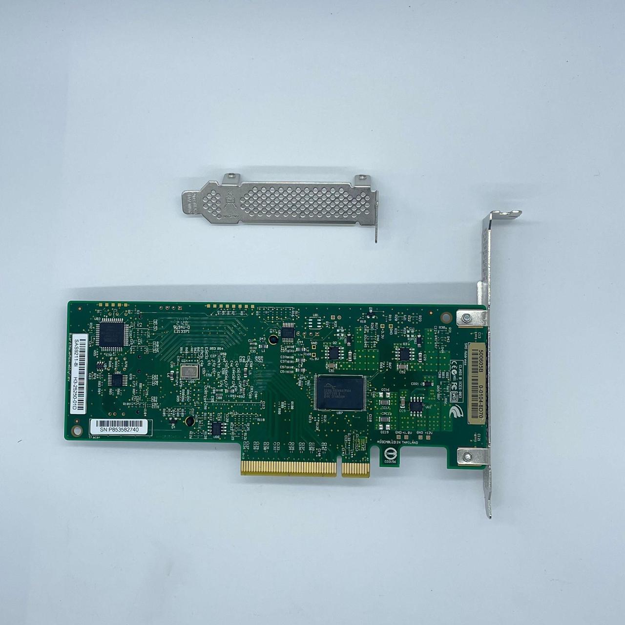 Alt view image 2 of 4 - SXTAIGOOD LSI 9201-8i 9211-8i SAS2008 Chip 8-Port 6Gb/s PCI-e HBA SAS SATA RAID Controller Card