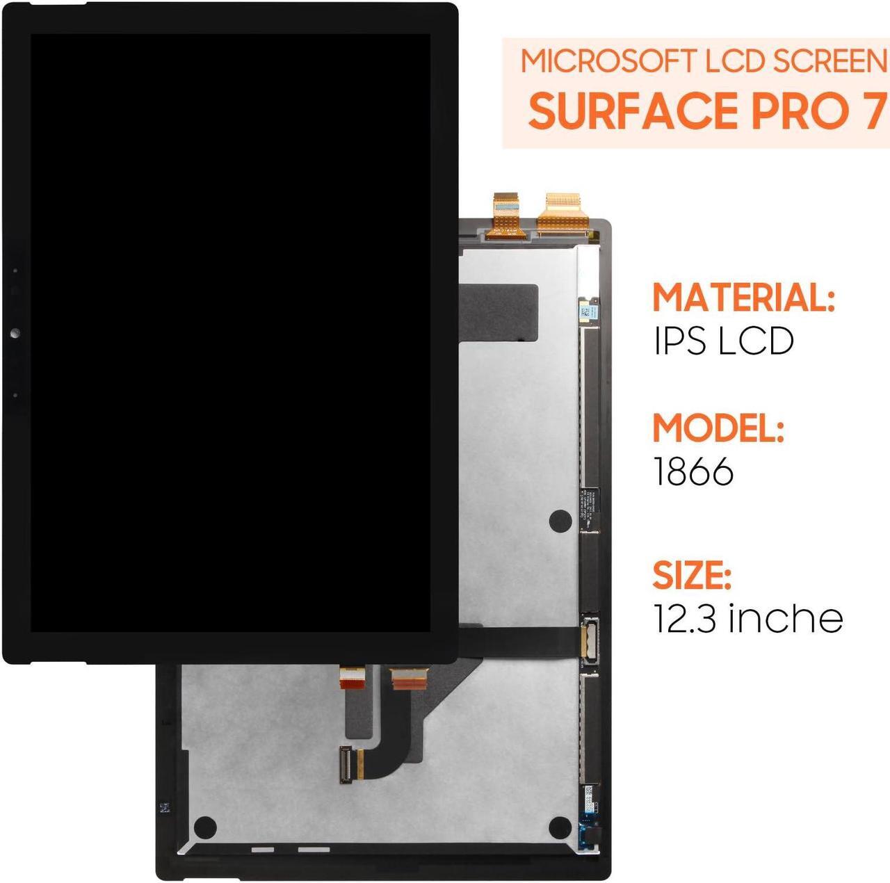 Alt view image 2 of 5 - Screen Replacement for Microsoft Surface Pro 7 LCD Display 1866 2019 C02XR7Y9JG5H Touch Screen Digitizer Full Assembly,with Tools
