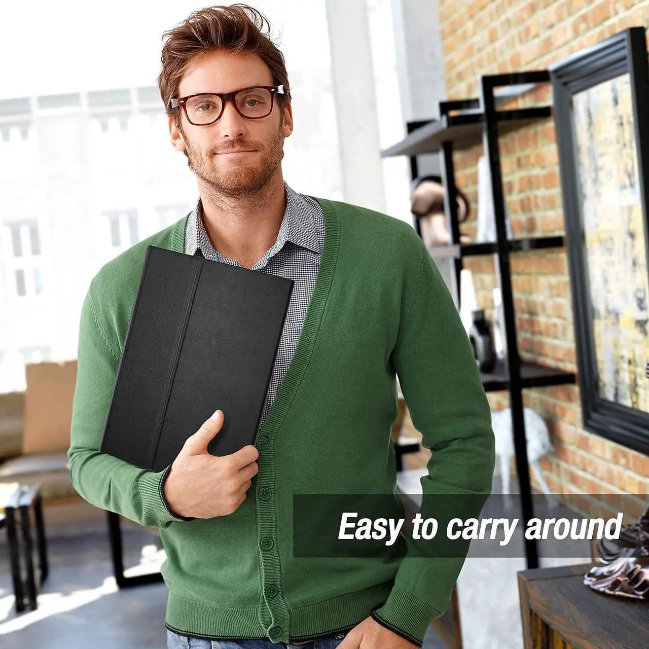 Alt view image 4 of 5 - ProCase Keyboard Case for Surface Pro 7 Plus 2021 / Pro 7 2019 / Pro 6 2018 / Pro 5 2017 / Pro 4 2015 Bundle with Screen Protector for Surface Pro 7 Plus/Surface Pro 7 / Pro 6 / Pro 5 / Pro 4