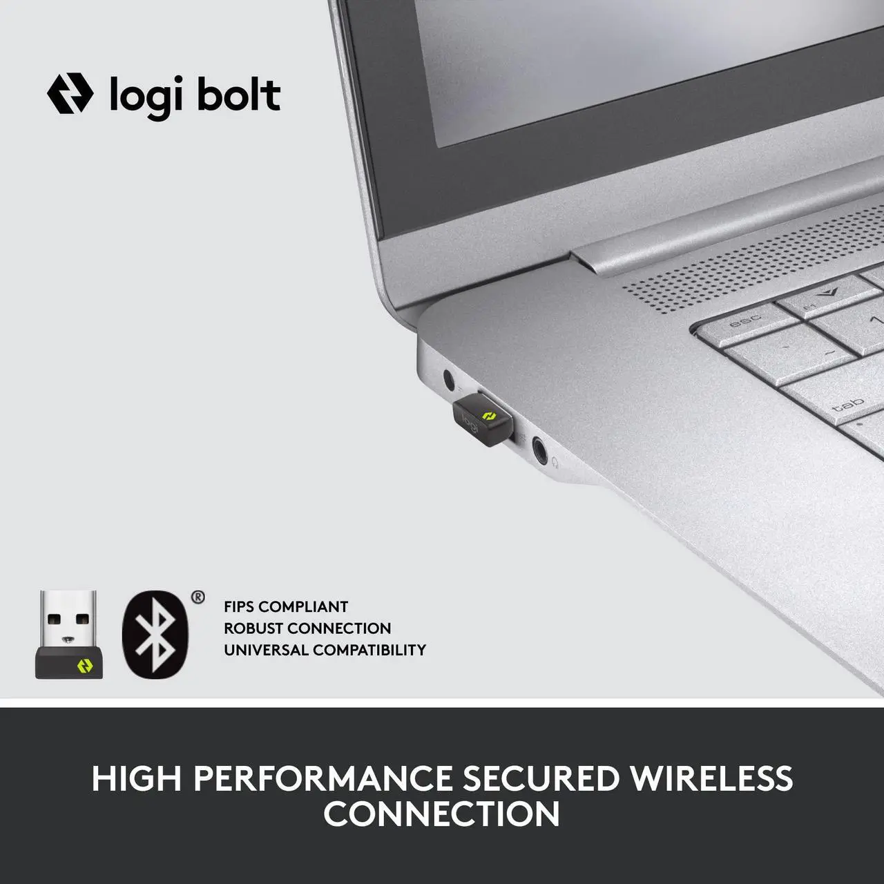 Alt view image 2 of 5 - Logitech Lift for Business, Vertical Ergonomic Mouse, Wireless, Bluetooth or Secured Logi Bolt USB, Quiet clicks, Globally Certified, Windows/Mac/Chrome/Linux - Off White