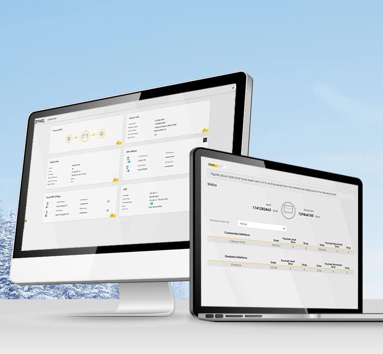 Alt view image 5 of 5 - Zyxel 4G LTE-A Cat.6 Router with PoE | Nebula Cloud Management | LTE7461N |Outdoor Design for Reliable Connection | Heavy Duty IP68 Enclsoure | 300Mbps | Remote Management | Easy Installation
