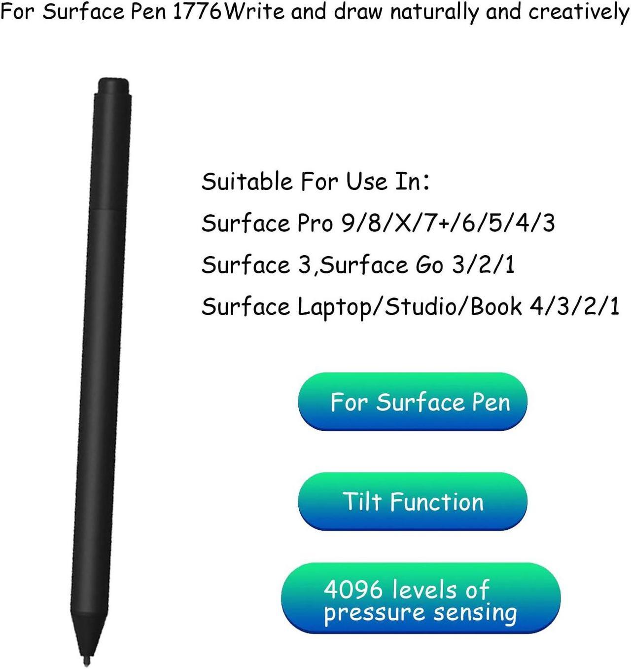Alt view image 3 of 5 - Pen 1776 for Microsoft Surface Pen 1776 (EYU-00001),Compatible with Microsoft Surface Pro 9/8/X/7+/6/5/4/3/Surface 3,Surface Go 3/2/1,Surface Laptop/Studio/Book 4/3/2/1