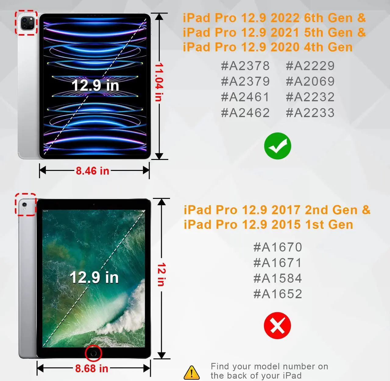 Alt view image 2 of 5 - CaseBot Magnetic Case for iPad Pro 12.9-inch 6th Generation 2022, Multiple Angle Shockproof Rugged Stand Case, Soft TPU Back Cover w/Pencil Holder, Also Fit iPad Pro 12.9" 5th/4th/3rd Gen, Rose Gold