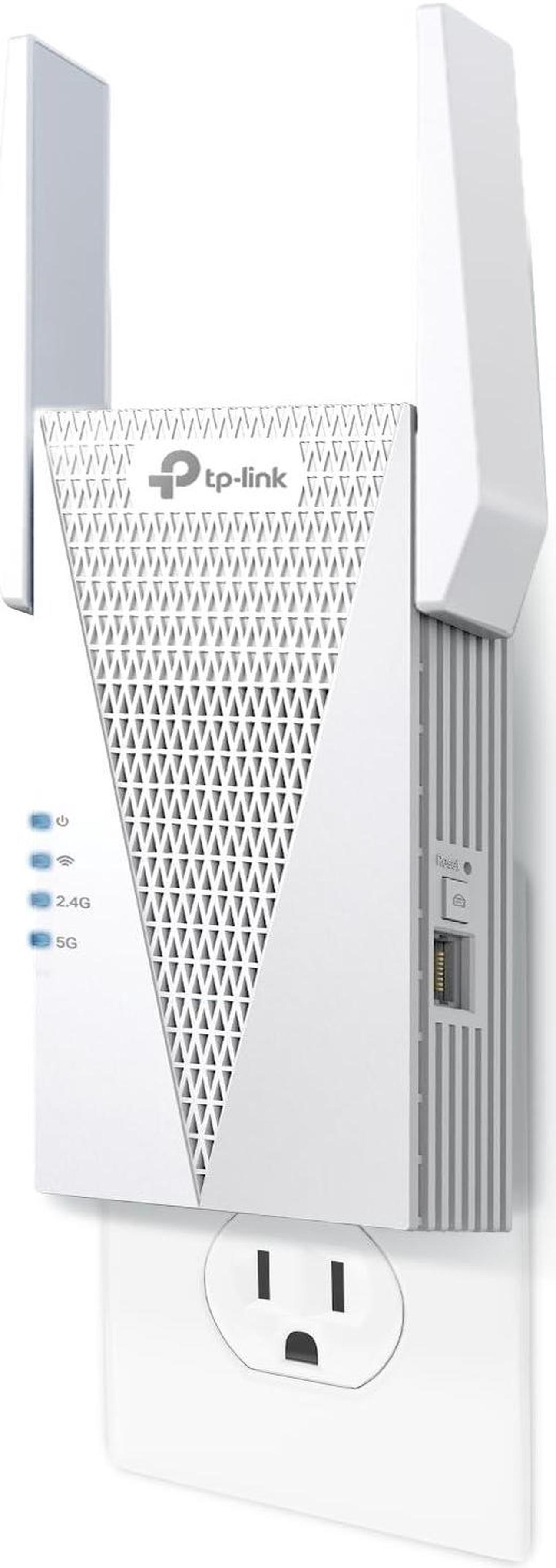Main image of TP-Link AX1800 WiFi 6 Range Extender with Ethernet Port | Internet Signal Booster for Home | Dual-Band Wireless Repeater Amplifier | Access Point Mode | APP Setup | OneMesh Compatible (RE615X)
