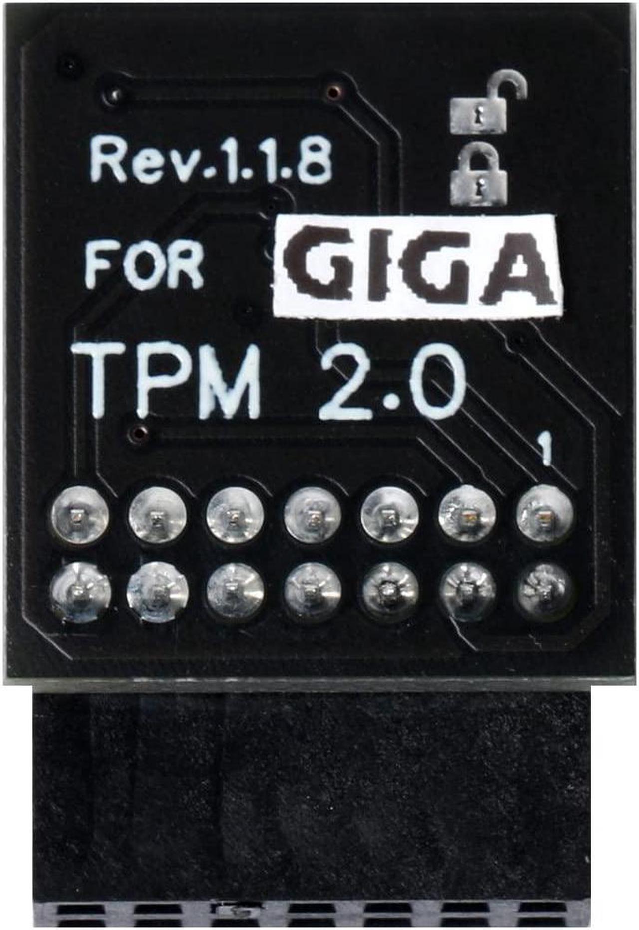 Main image of Replacement TPM 2.0 Security Module LPC 14Pin(14pin-1) Security Module for GIGABYTE GC-TPM20 Platform Accessories