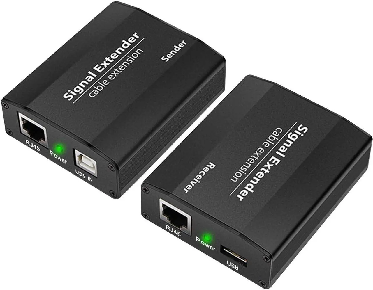 Main image of LornCeng USB Extender Over Ethernet Cat5e/6/7 Up to 656FT(200M), USB RJ45 Extender for Keyboard Mouse Extension, Plug and Play, Hot Swap, Driver Free, Support All Systems, USB1.1 Protocol