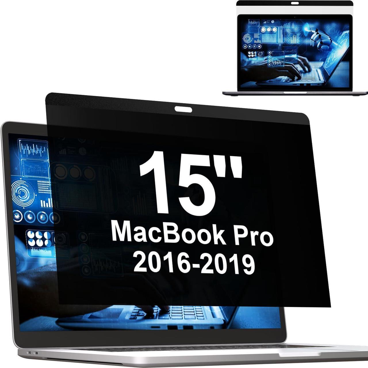 Main image of Mamol Privacy Screen MacBook Pro 15 Inch (2016-2019), Magnetic Removable Anti Blue Light Glare Filter Privacy Screen Protector for Apple Mac 15 In Laptop Model (A1707, A1990)