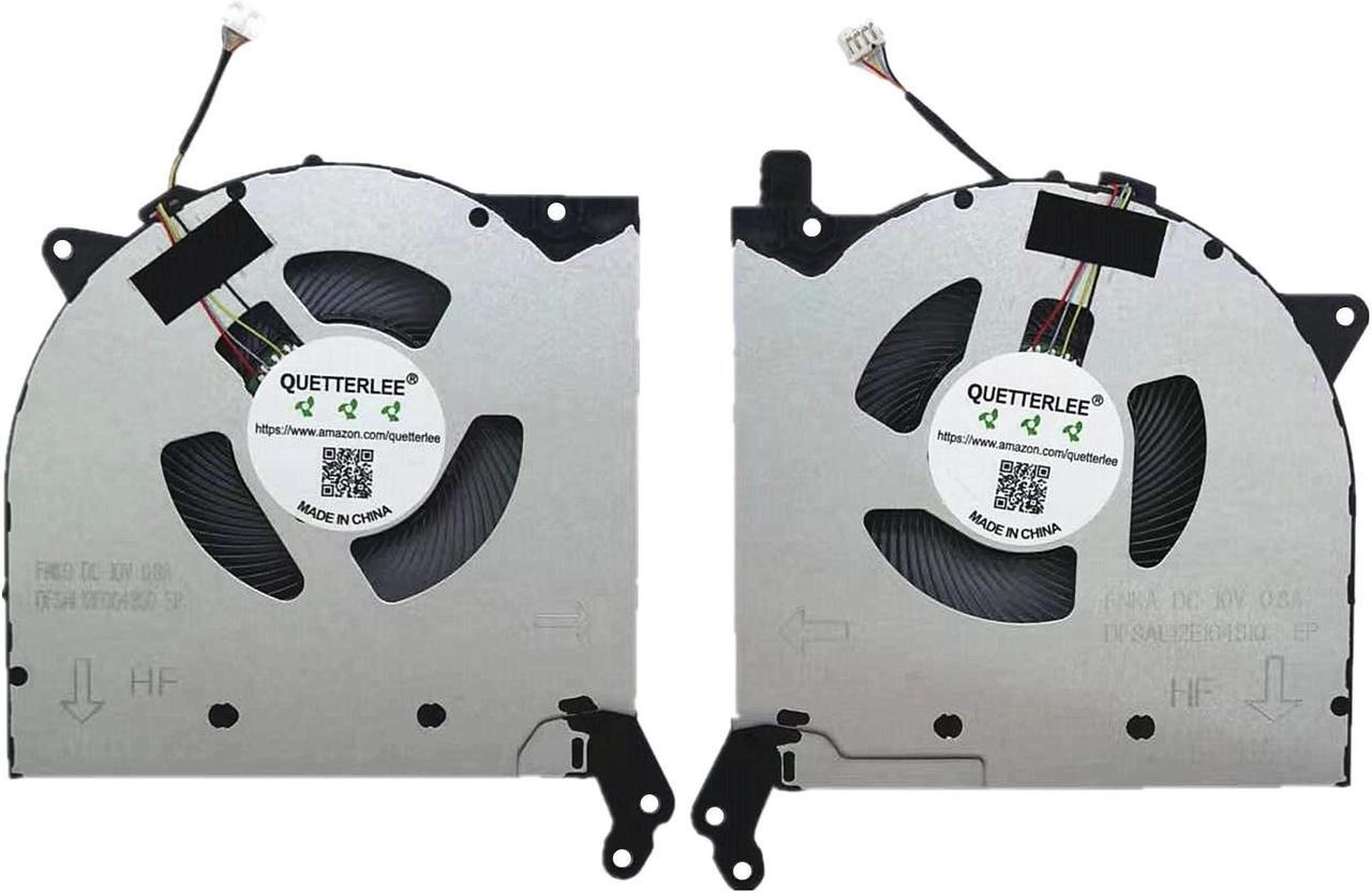 Main image of QUETTERLEE Replacement New Laptop CPU+GPU Cooling Fan for Lenovo Legion ( Y7000P R7000P RTX3060 2021 ) Legion 5-15IMH05H Y550-15E 2021H Series DC10V 0.8A DFSAL12E064860 FNK9 DFSAL12E164810 FNKA Fan