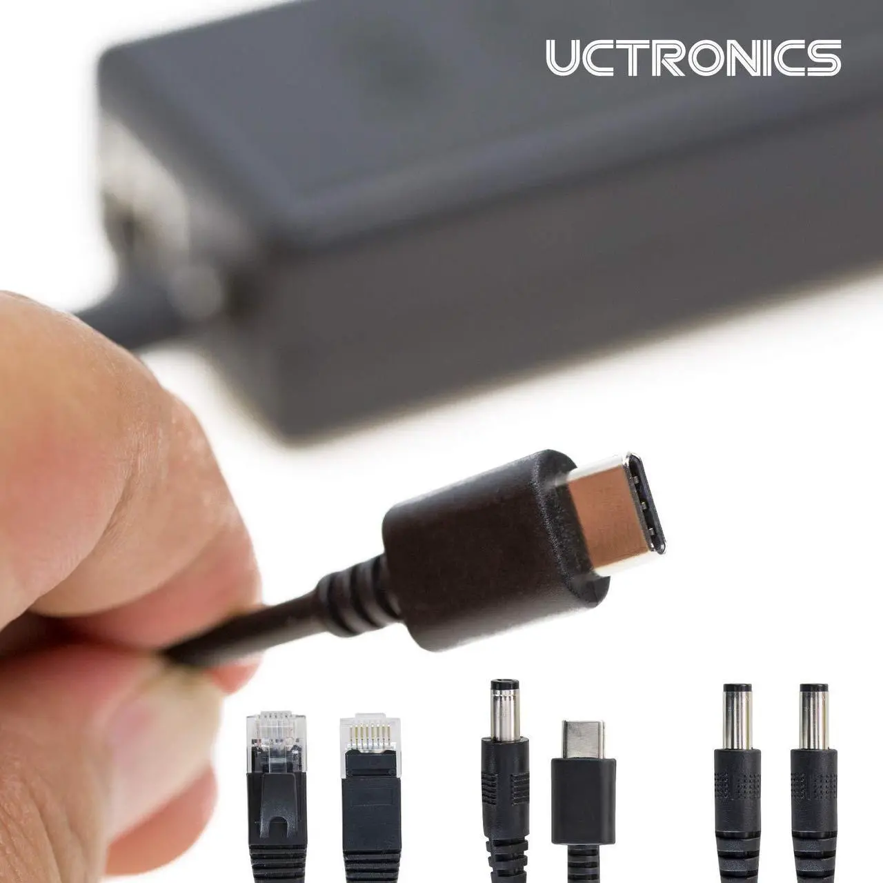Alt view image 3 of 5 - UCTRONICS PoE Splitter 5V 4A for Raspberry Pi 4 and Jetson Nano, Active PoE+ to Barrel Jack or PoE to USB-C PoE Adapter, IEEE 802.3at/af Compliant