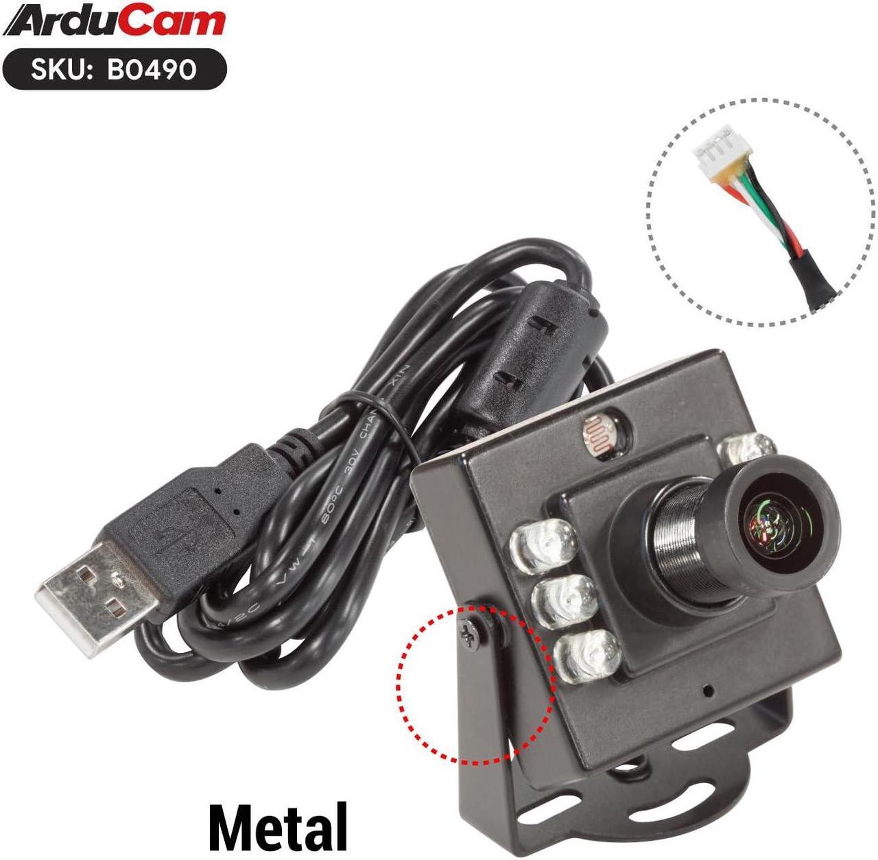 Alt view image 2 of 5 - Arducam 1080P Day & Night Vision USB Camera for Computer, 2MP Automatic IR-Cut Switching All-Day Image USB2.0 IMX462 Webcam Board with 940nm IR LEDs for Windows, Linux, Android and Mac OS