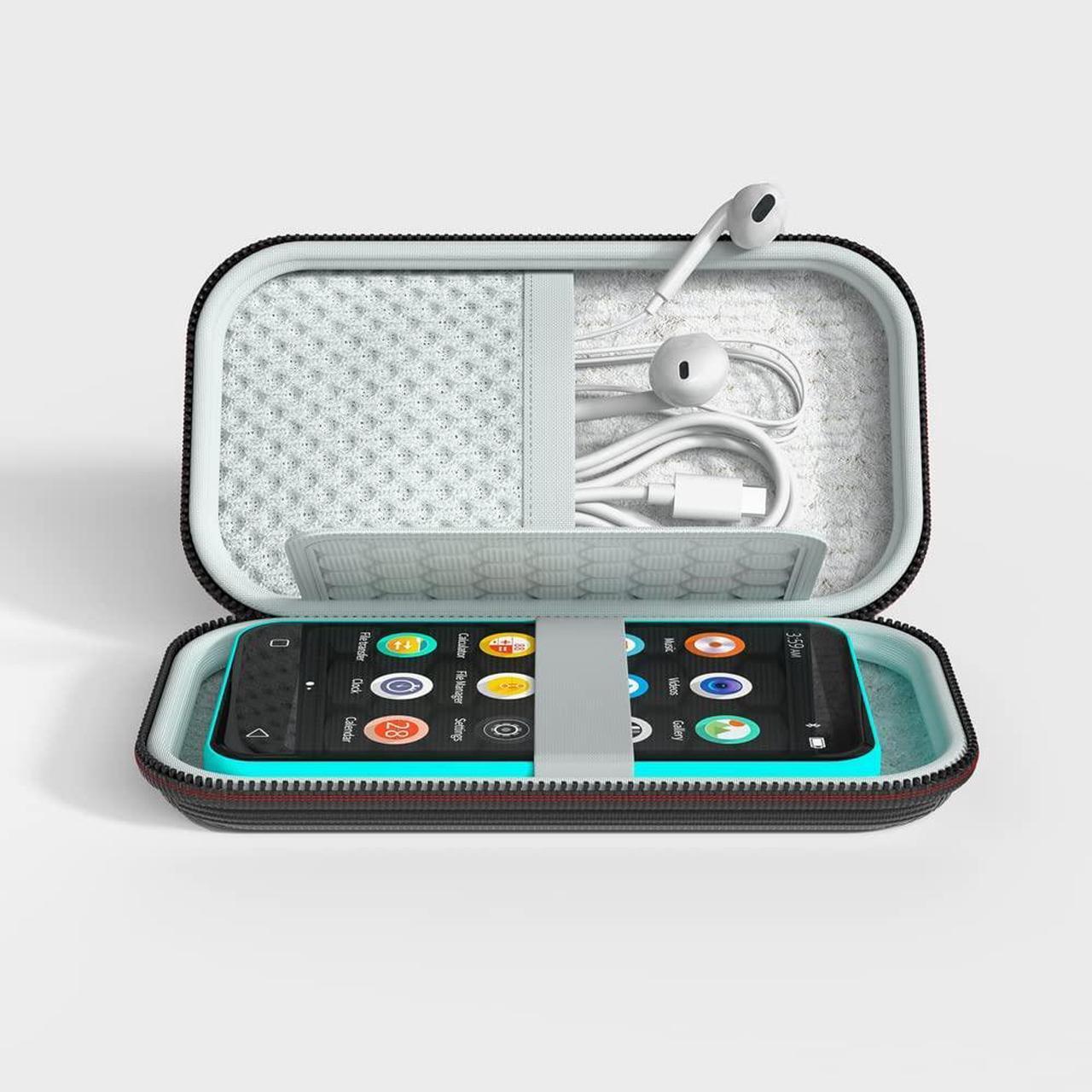 Alt view image 2 of 5 - TIMMKOO MP3 Player with Bluetooth, MP3 & MP4 Player Case for Earbuds, USB Cable and Memory Card (Black)
