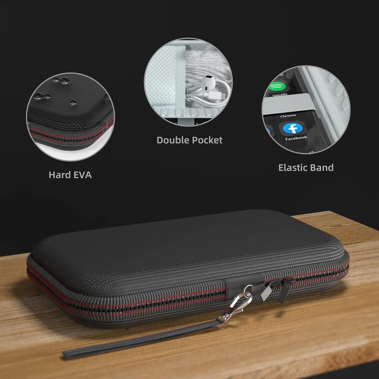 Alt view image 4 of 5 - TIMMKOO MP3 Player with Bluetooth, MP3 & MP4 Player Case for Earbuds, USB Cable and Memory Card (Black)