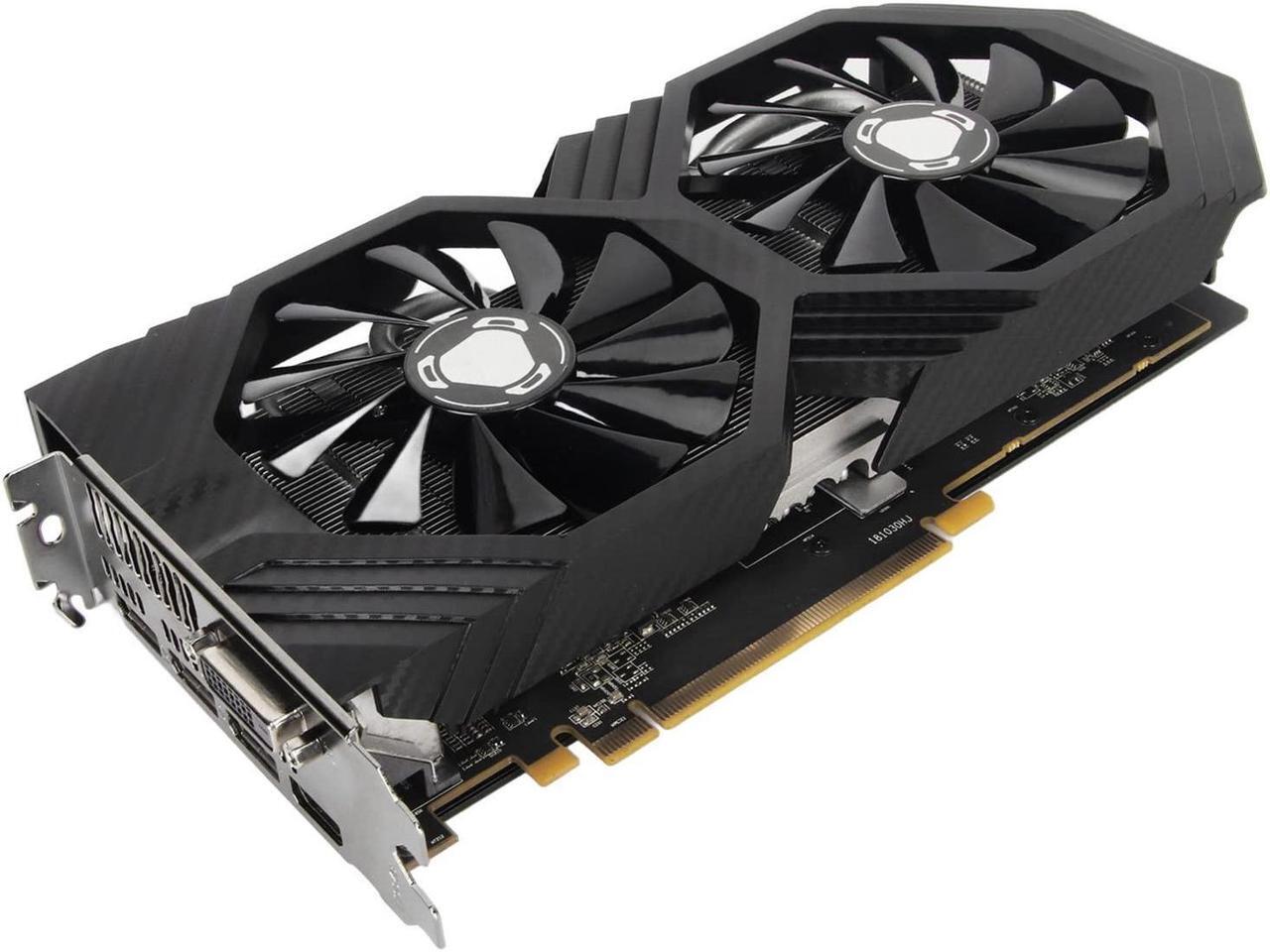 Alt view image 3 of 5 - RX590 Gaming Graphics Card, 8GB GDDR5 256bit 1460MHz Computer Graphics Card, PCIE 3.0 X16 3DP DVI 3D API Desktop PC GPU Graphics Card with Dual Fans, Low Noise and Quiet Work