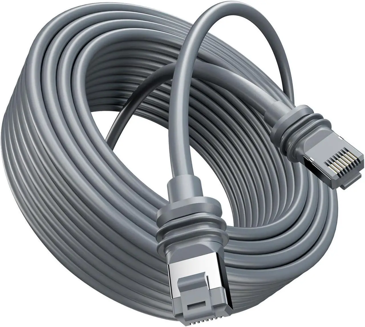 Main image of Starlink gen 3 cable,75ft/23m replacement cable for starlink V3,Standard Actuated Star link cord accessories,SL ethernet cable -Gray