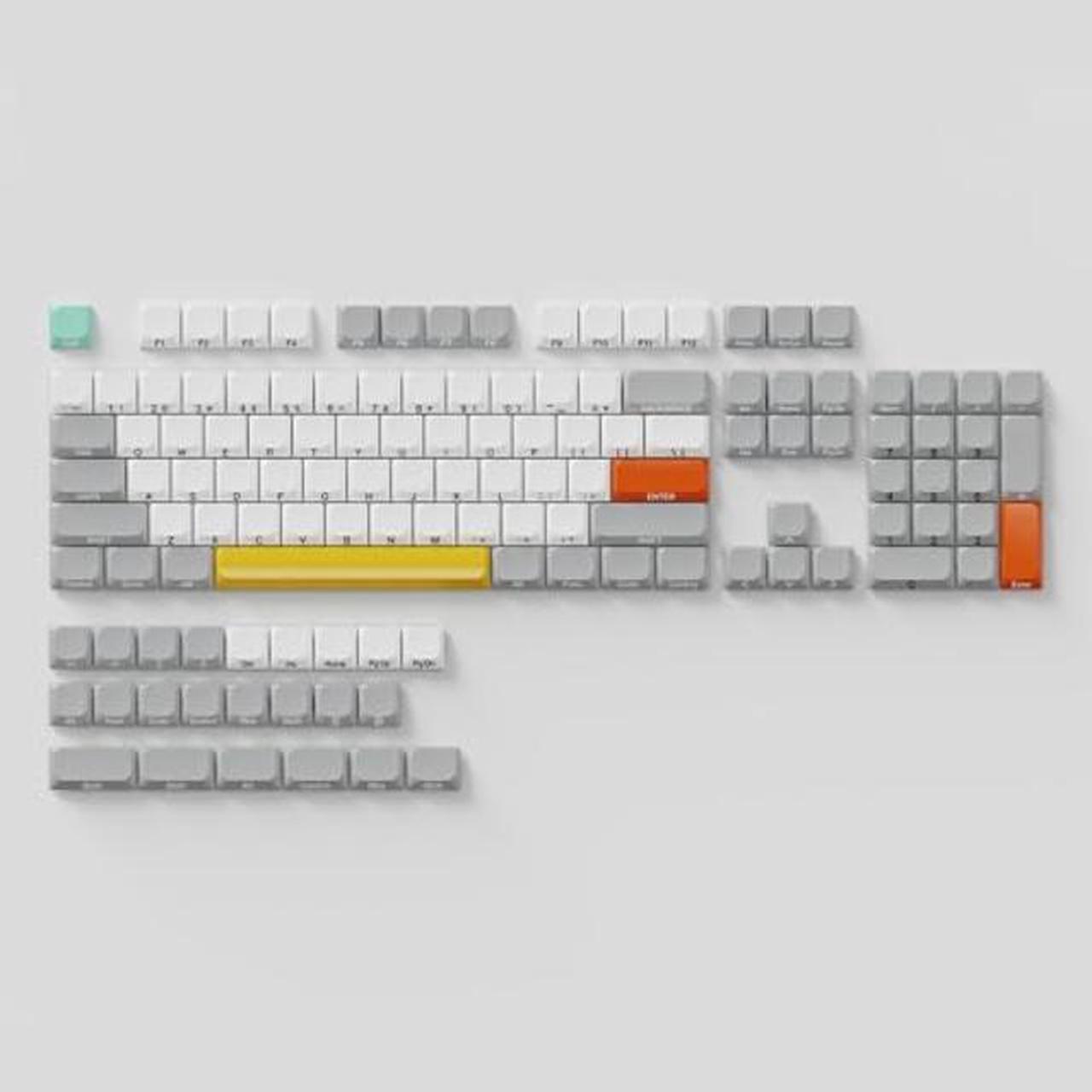 Alt view image 2 of 4 - Generic Arctic Side Print Low Profile Keycaps Set Custom Keyboard Keycaps, Keycaps 75 Percent Full Keycaps for 60% 65% 75% 80% 100% Cherry Gateron MX Switches Mechanical Keyboard (Moonlight)