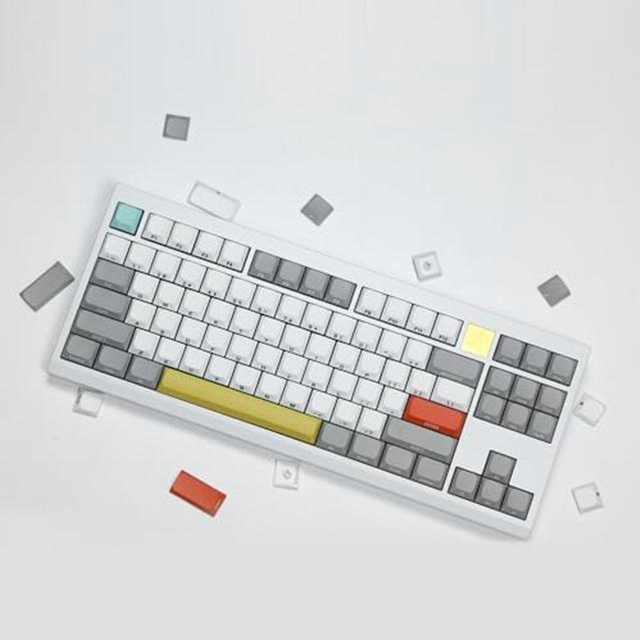 Alt view image 3 of 4 - Generic Arctic Side Print Low Profile Keycaps Set Custom Keyboard Keycaps, Keycaps 75 Percent Full Keycaps for 60% 65% 75% 80% 100% Cherry Gateron MX Switches Mechanical Keyboard (Moonlight)