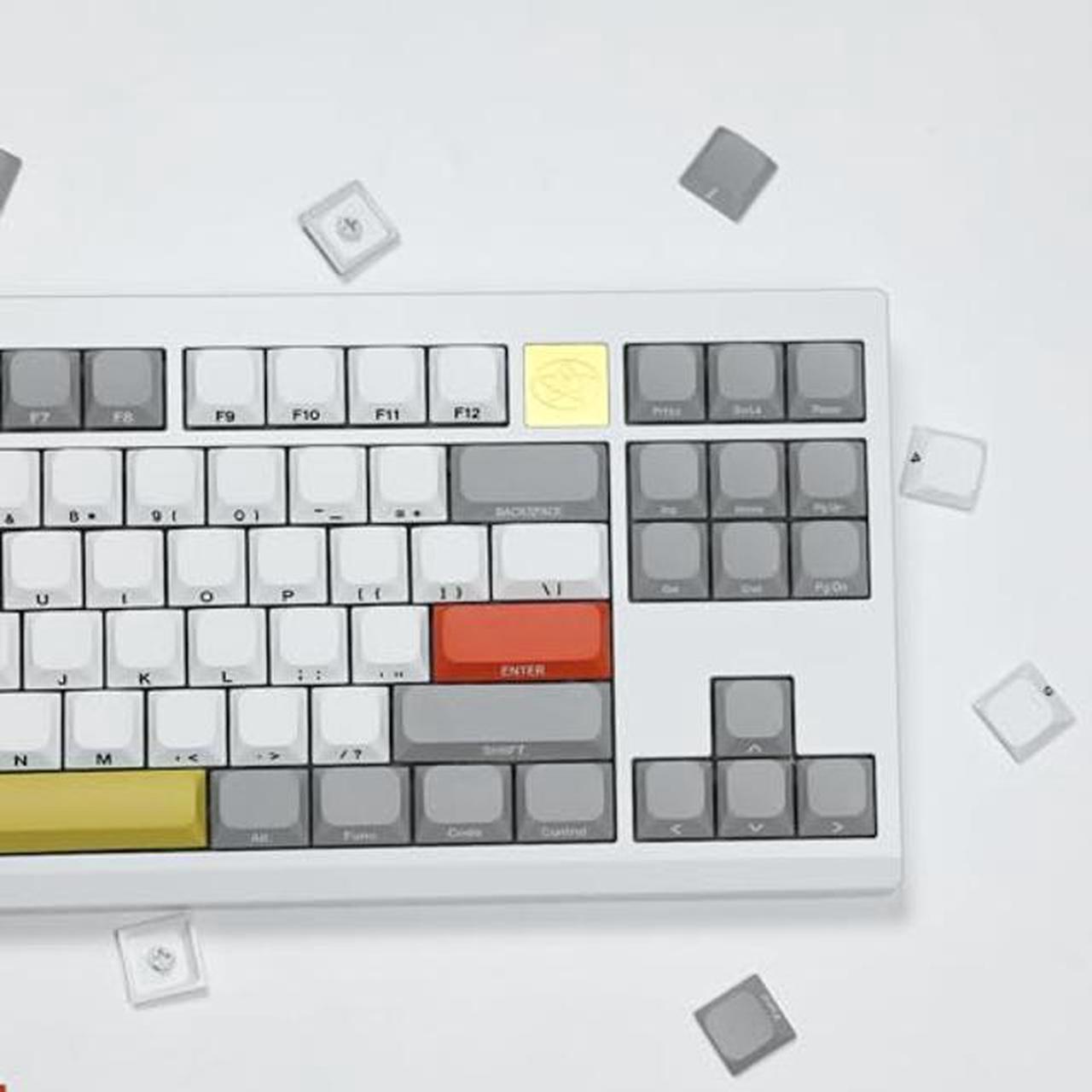 Alt view image 4 of 4 - Generic Arctic Side Print Low Profile Keycaps Set Custom Keyboard Keycaps, Keycaps 75 Percent Full Keycaps for 60% 65% 75% 80% 100% Cherry Gateron MX Switches Mechanical Keyboard (Moonlight)