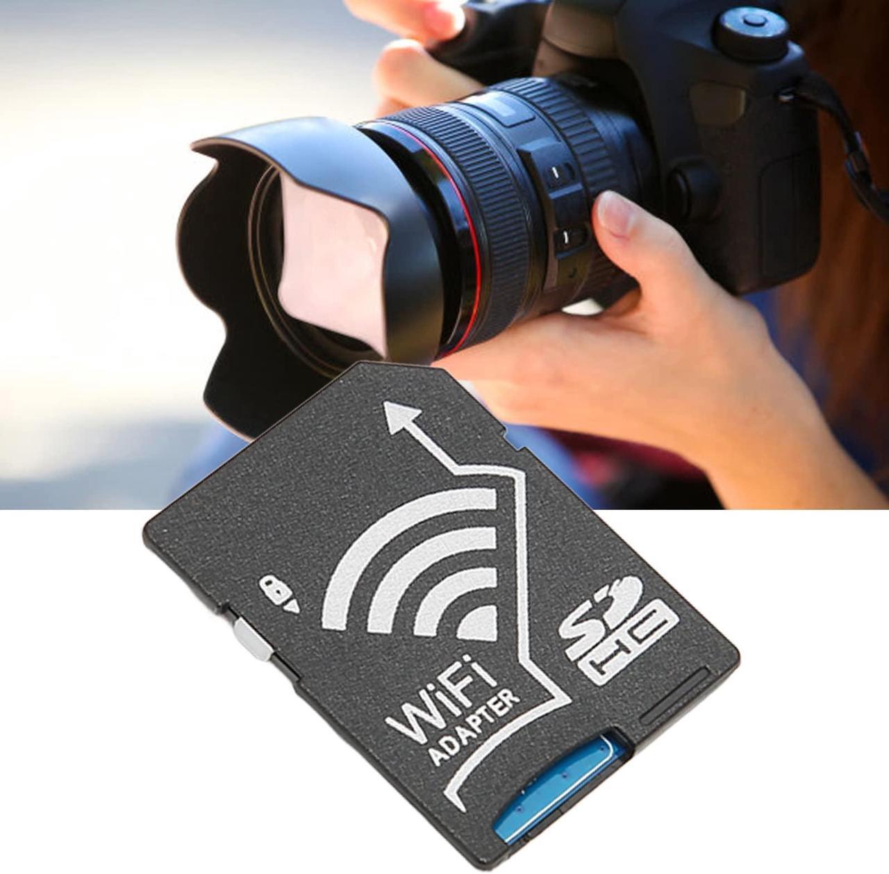 Alt view image 5 of 5 - TF to SD Card WiFi Adapter Reader, WiFi SDHC or TF Card Card Reader Suitable for Camera Photos to Phone Tablet Wireless
