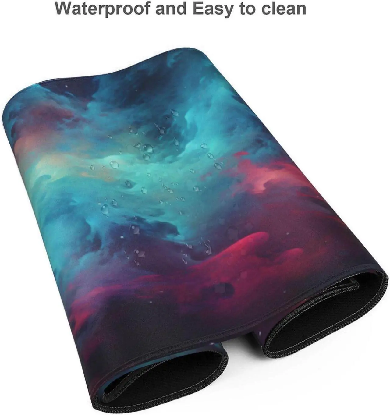 Alt view image 3 of 5 - AQQA 3XL Huge Mouse Pads Oversized (48"x24") - Extra Large Gaming XXXL Mouse Pad for Full Desk - Mousepad with Stitched Edges Non-Slip Rubber Base,Desk Mat for Laptop,Computer & PC,Starry Space