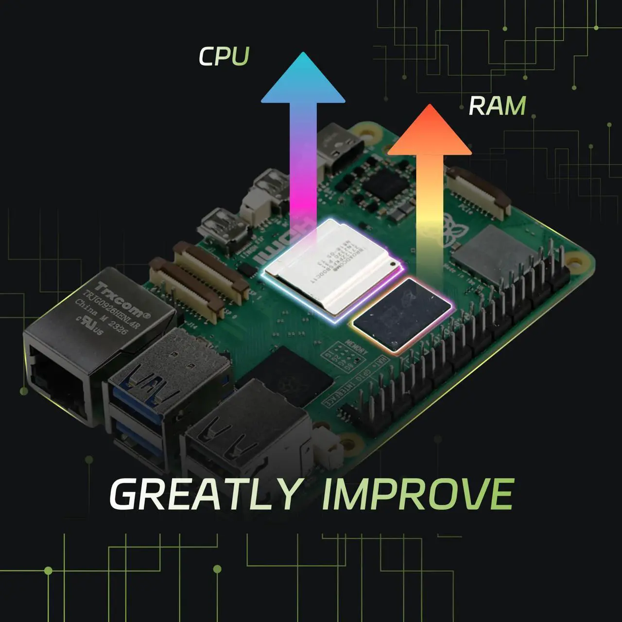 Alt view image 2 of 5 - iRasptek Raspberry Pi 5 Starter Kit 8GB RAM-Pre-Loaded with 128GB Edition Raspberry Pi OS (Aluminum Case)