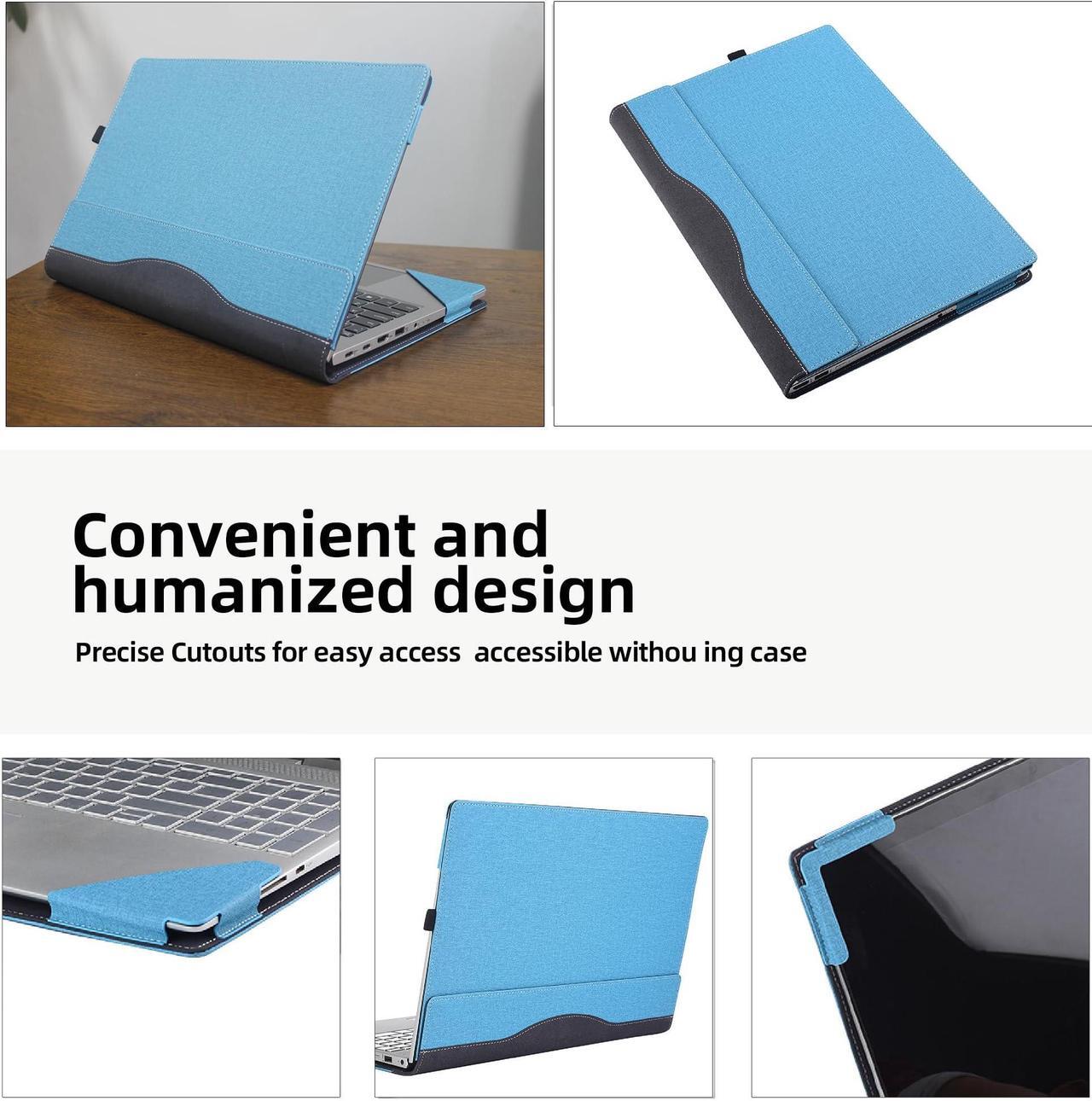Alt view image 4 of 5 - Laptop Sleeve for HP Spectre X360 16-f 16t-f Envy 16-h/Laptops HP 15z-ef2000 Touch optional/15 The 200 Touch /15-dy5097nr/15-dy2096nr / 15-bp 15-ds 15-dr Computer Bag (15.6inch, Sky Blue)