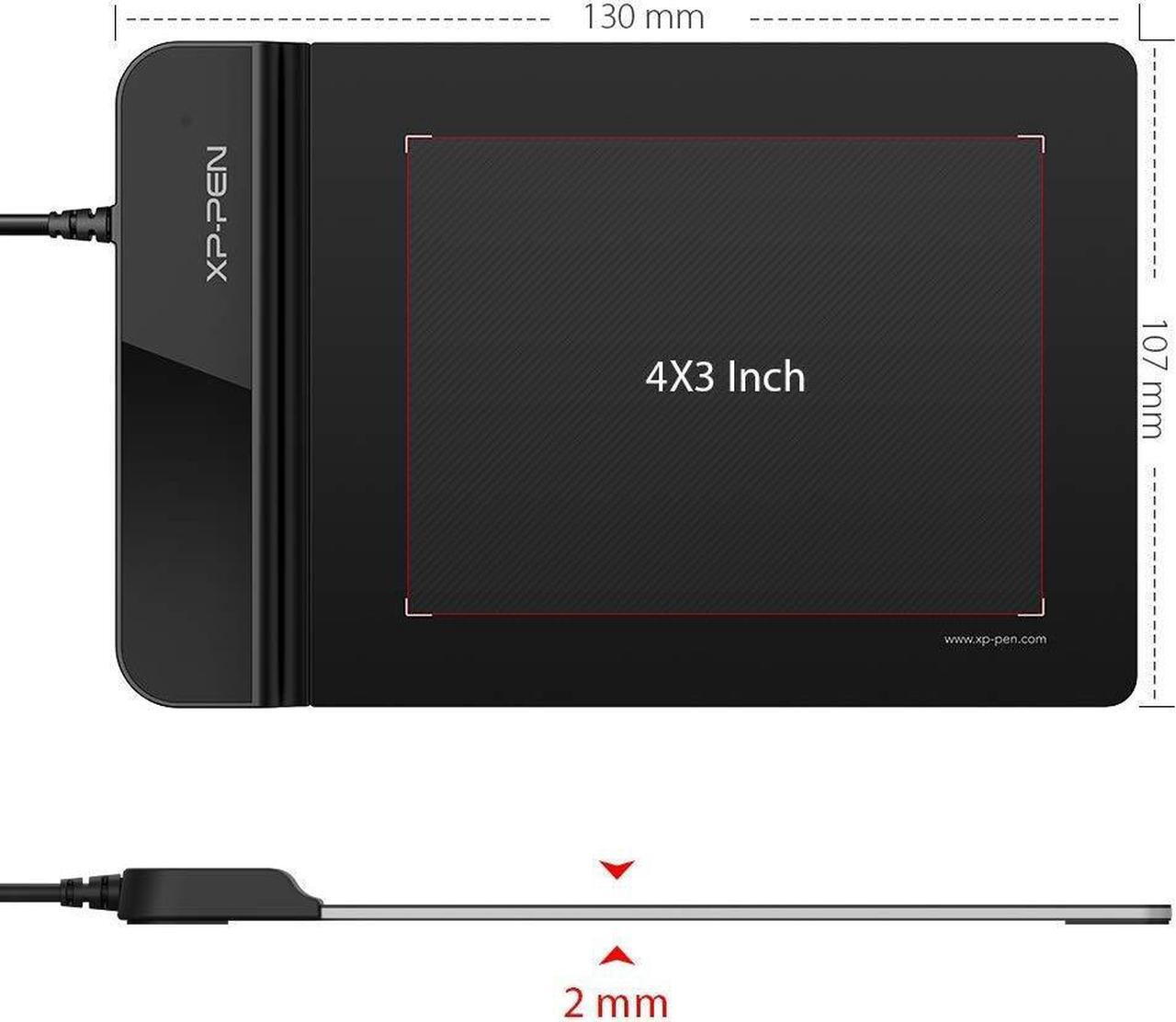 Alt view image 3 of 5 - Drawing Tablet-XP-Pen G430S OSU Tablet Graphic Drawing Tablet with 8192 Levels Pressure 4 x 3 inch Ultrathin Tablet & 2-fingers Glove (Size L) & PN01 Battery-Free Passive Stylus