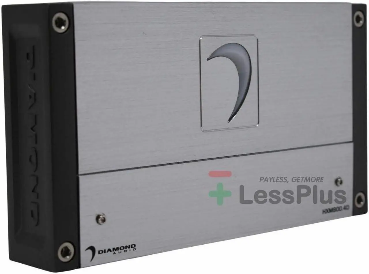 Alt view image 2 of 5 - Diamond Audio HXM800.4D 4-Channel 800W RMS Class D Full Range HXM Series Amplifier