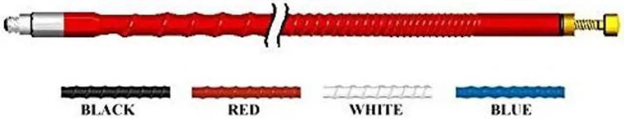 Alt view image 2 of 2 - Firestik II FS3-R Tunable Tip CB Antenna, Red (3 feet)