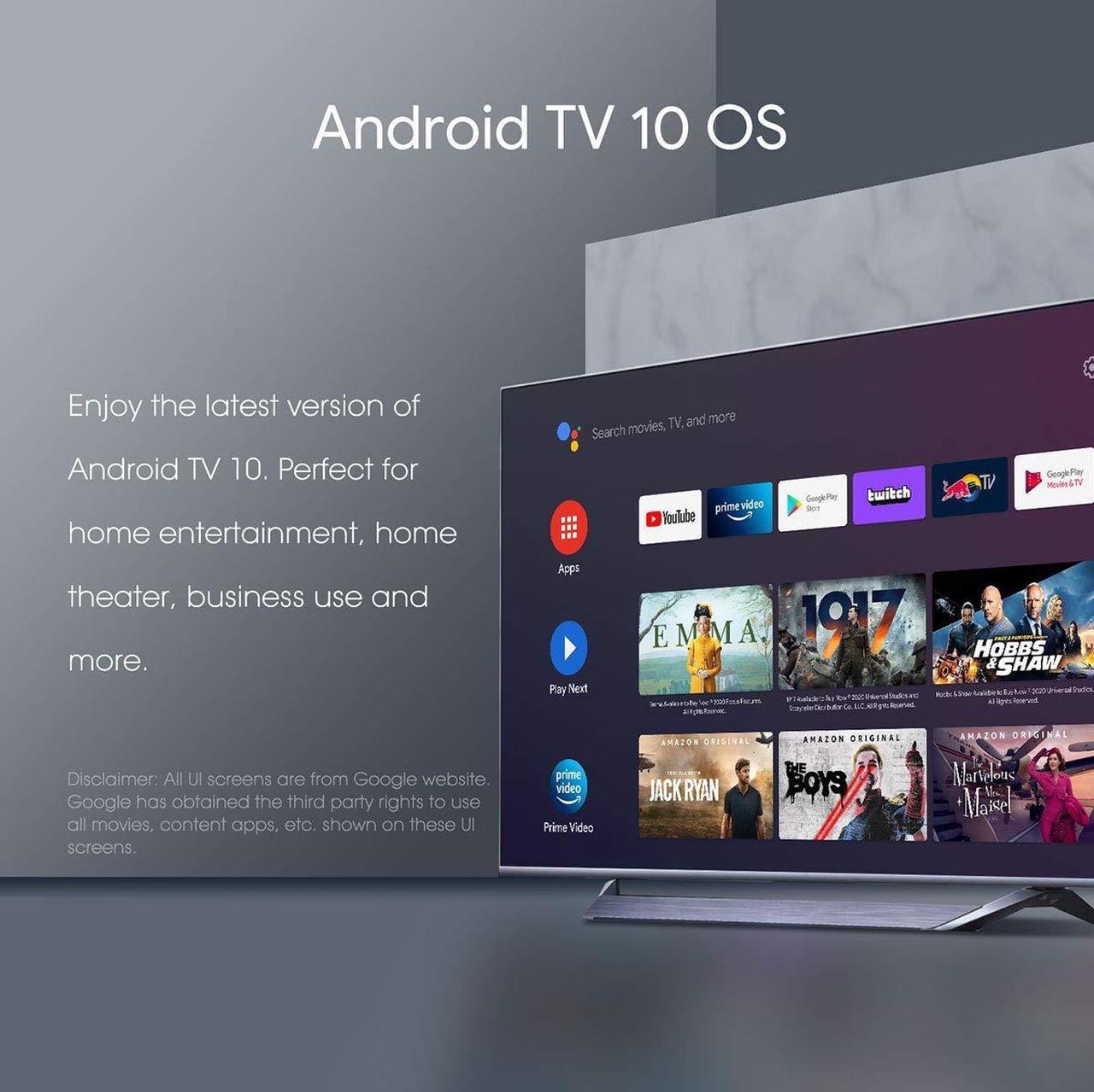 Alt view image 3 of 5 - MECOOL KM2 Android TV Netflix 4K with Google Assistant Build in 4K HDR Streaming Media Player Google Certified Free HDMI Cable